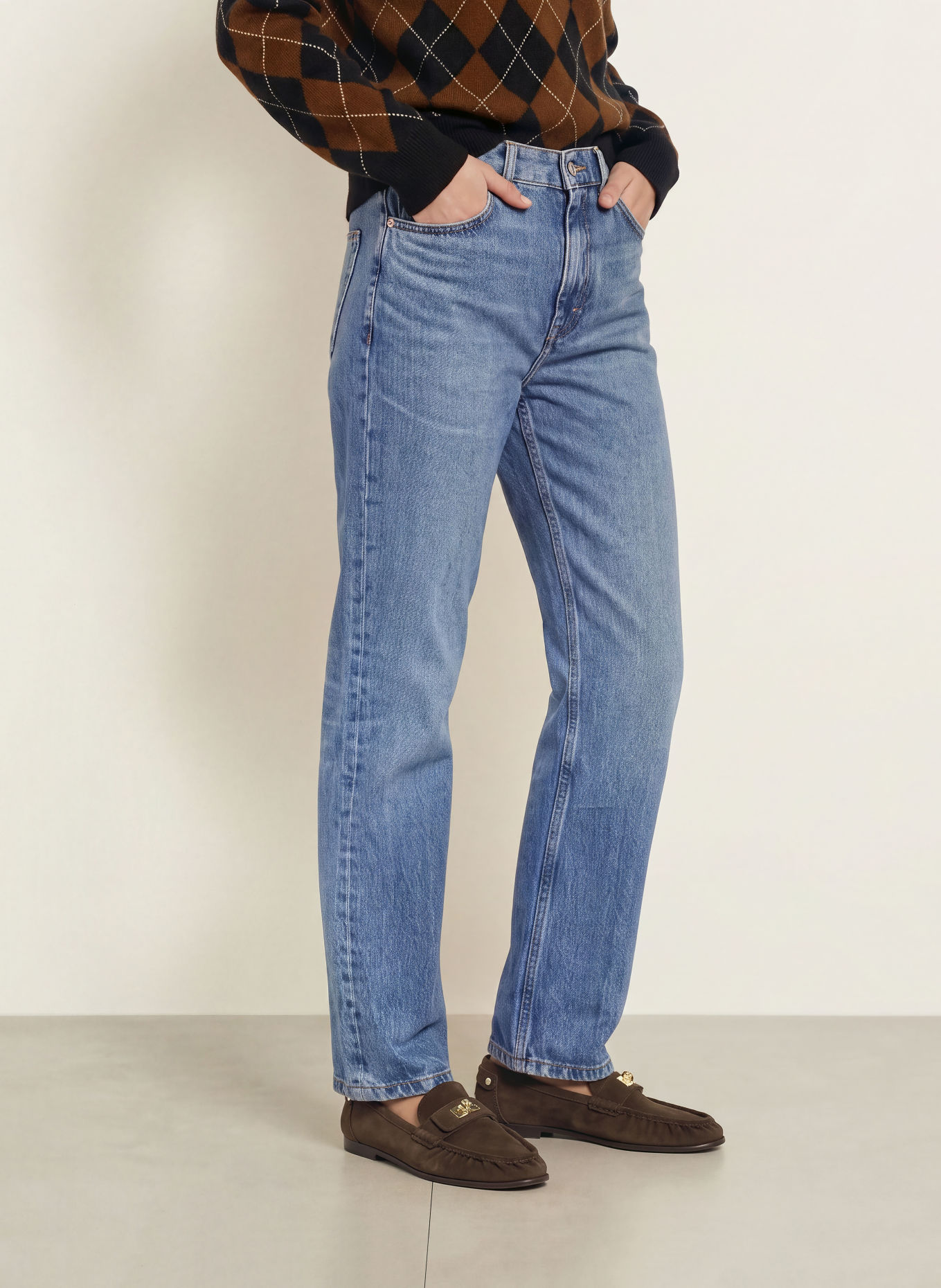 SANDRO Straight Jeans: 4785 BLUE JEAN