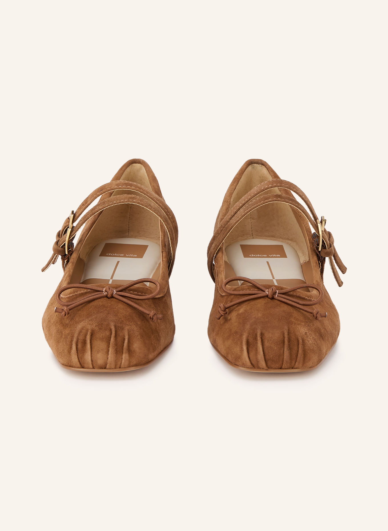 Dolce Vita Mary-Jane-Ballerinas GIBSEN: BRAUN / GOLD