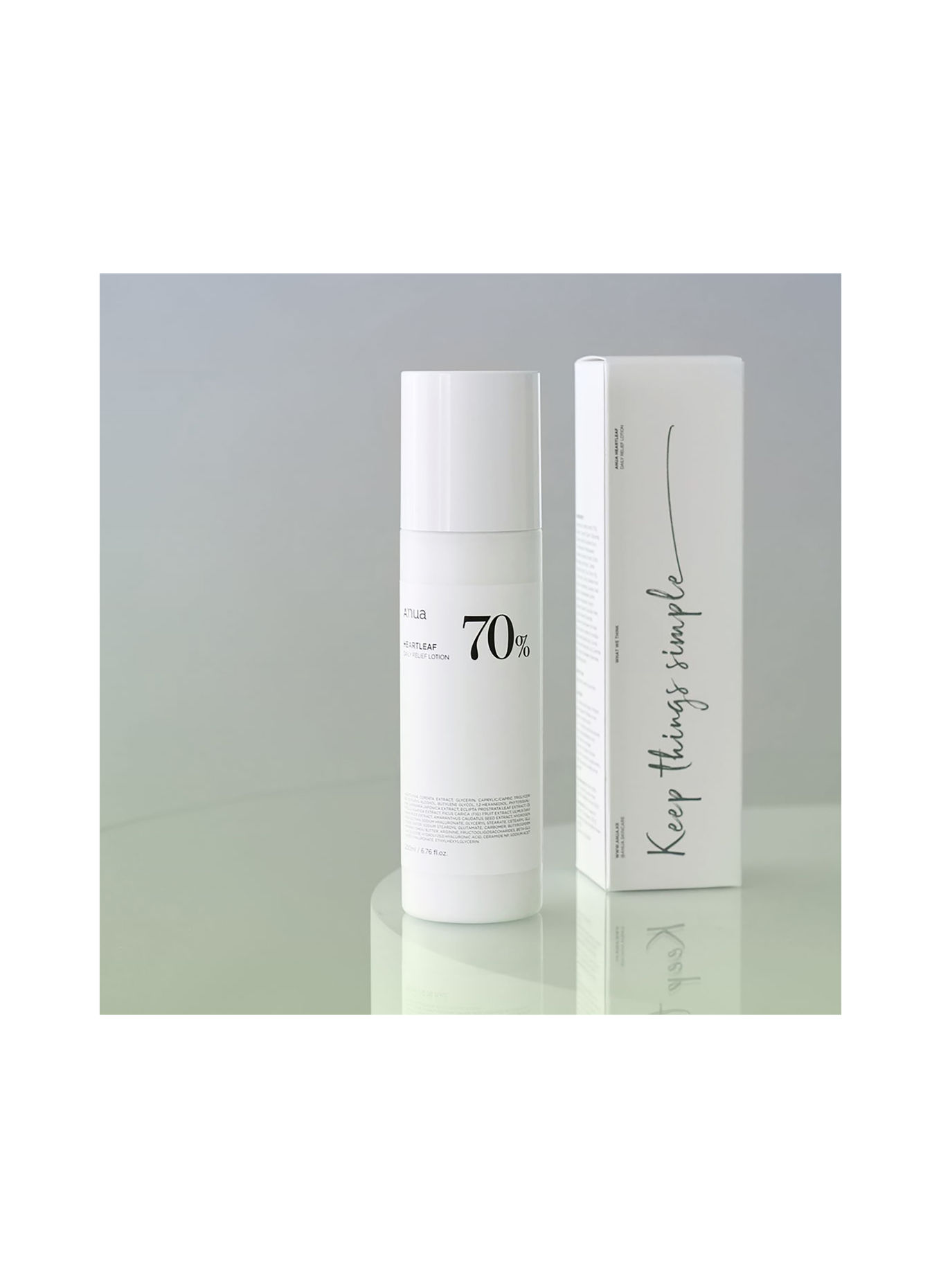 ANUA HEARTLEAF 70% DAILY LOTION
