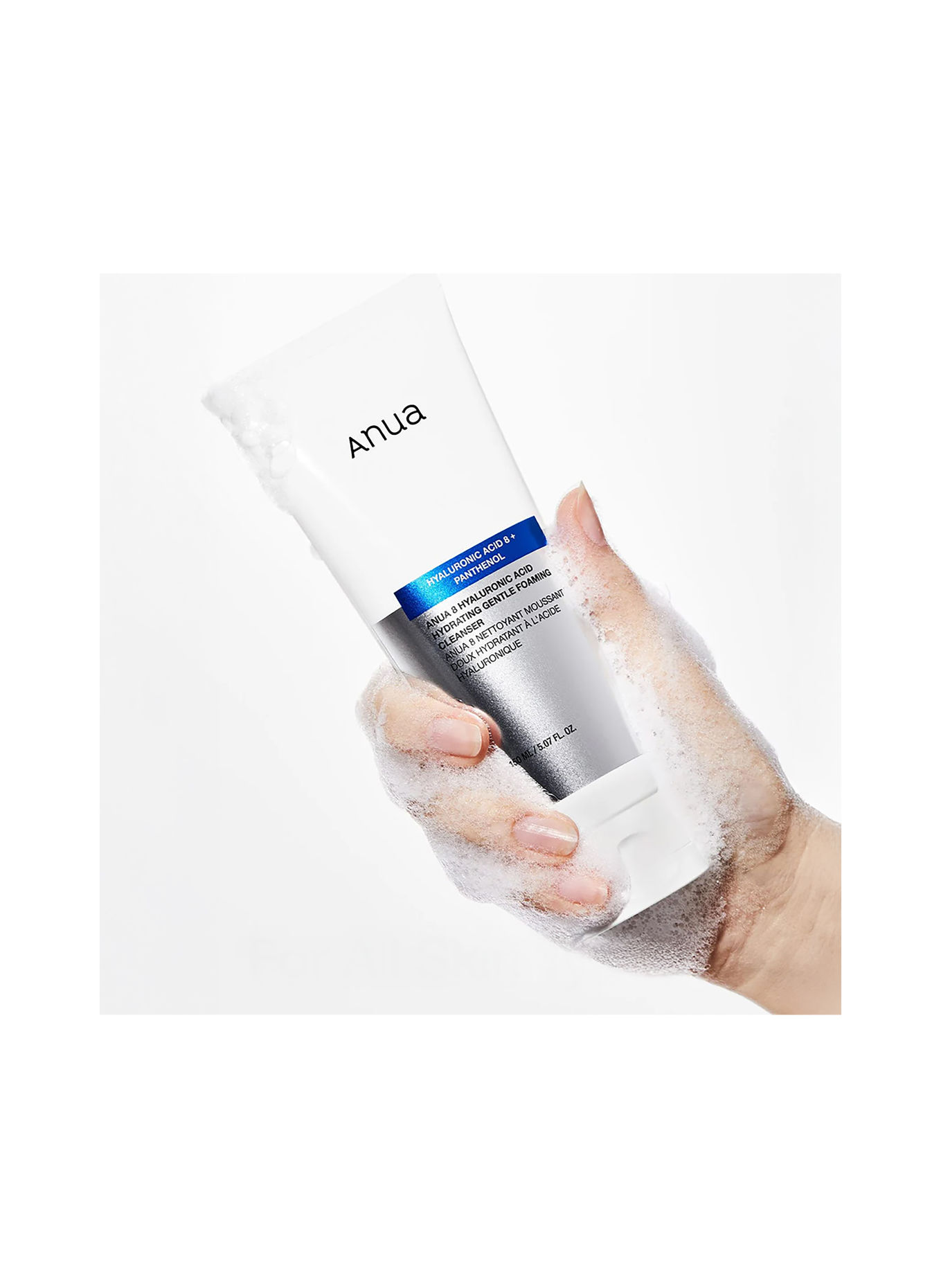 ANUA 8 HYALURONIC ACID HYDRATING GENTLE FOAMING CLEANSER