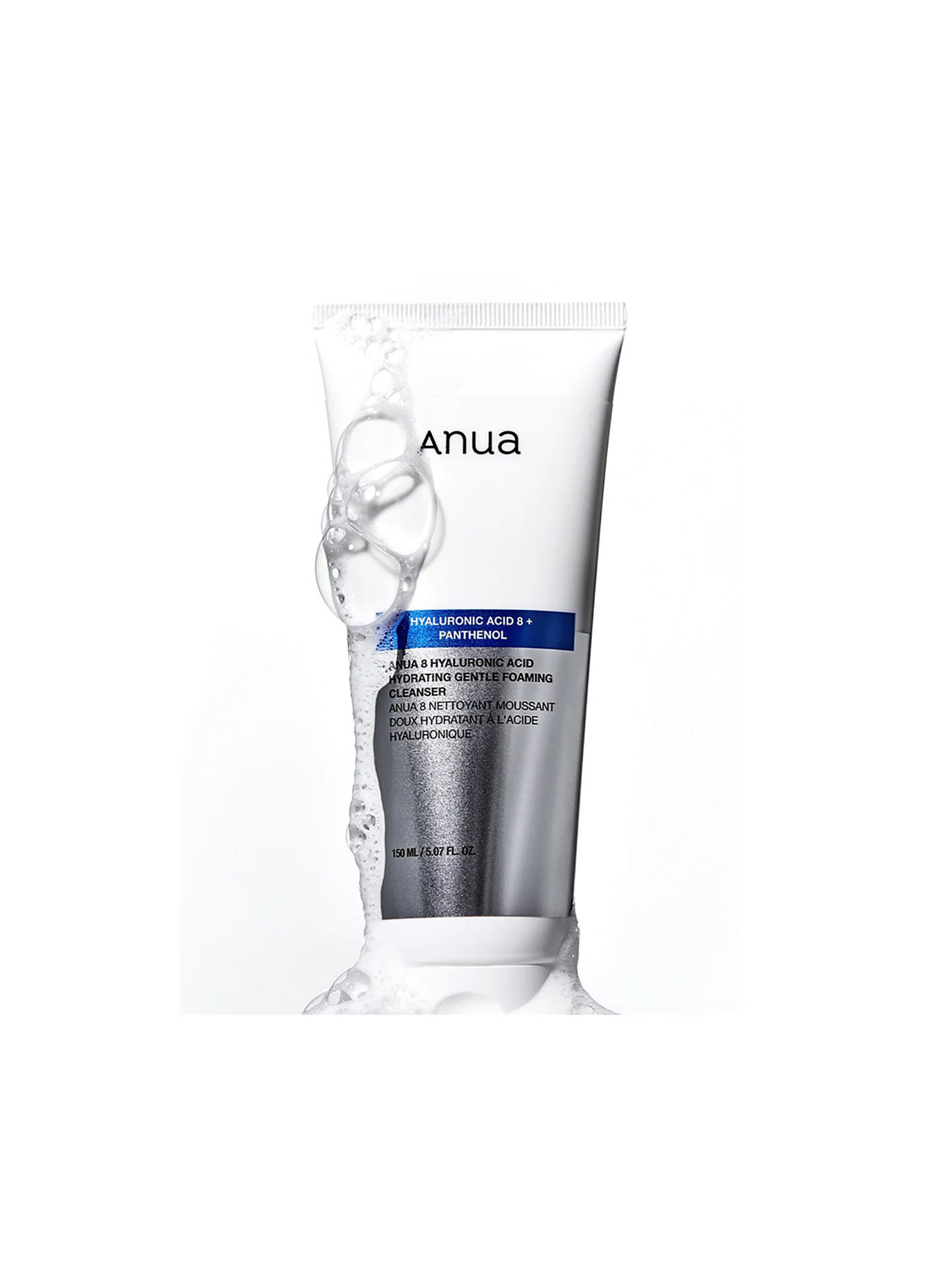 ANUA 8 HYALURONIC ACID HYDRATING GENTLE FOAMING CLEANSER