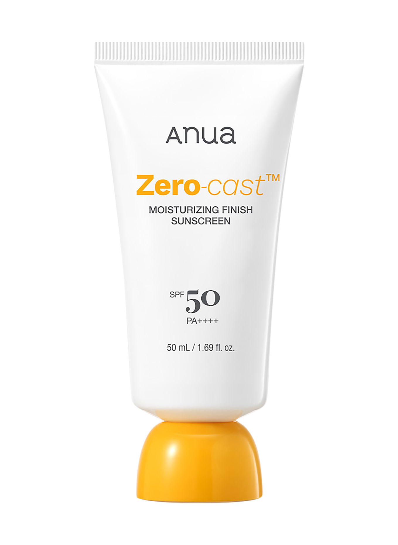 ANUA ZERO-CAST MOISTURIZING FINISH SUNSCREEN SPF50