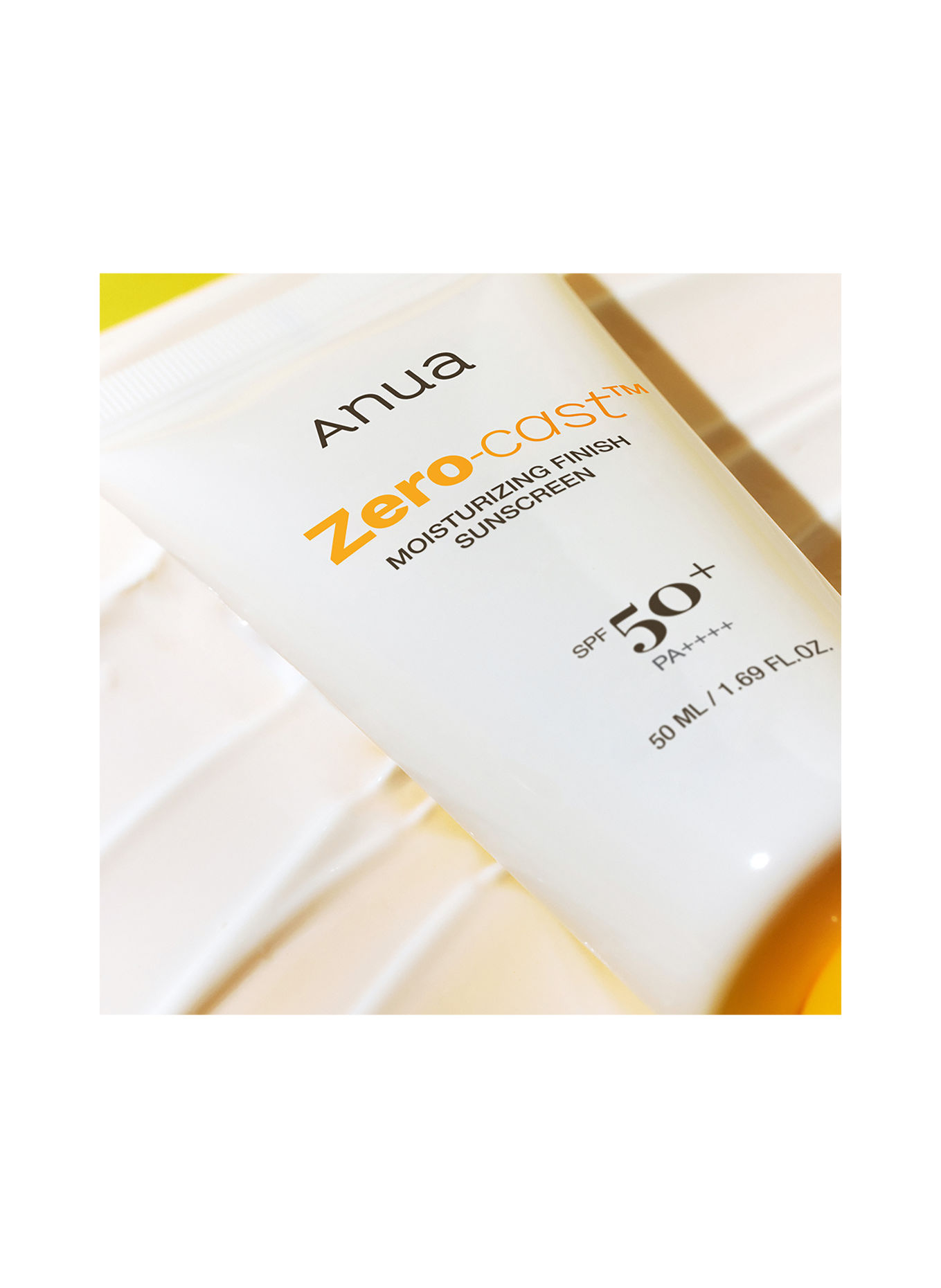 ANUA ZERO-CAST MOISTURIZING FINISH SUNSCREEN SPF50