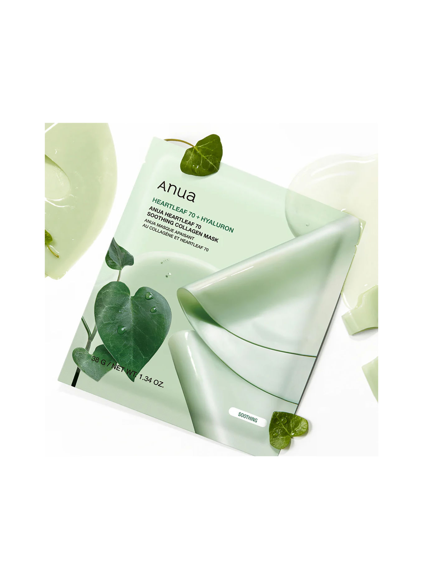 ANUA HEARTLEAF 70 SOOTHING COLLAGEN MASK