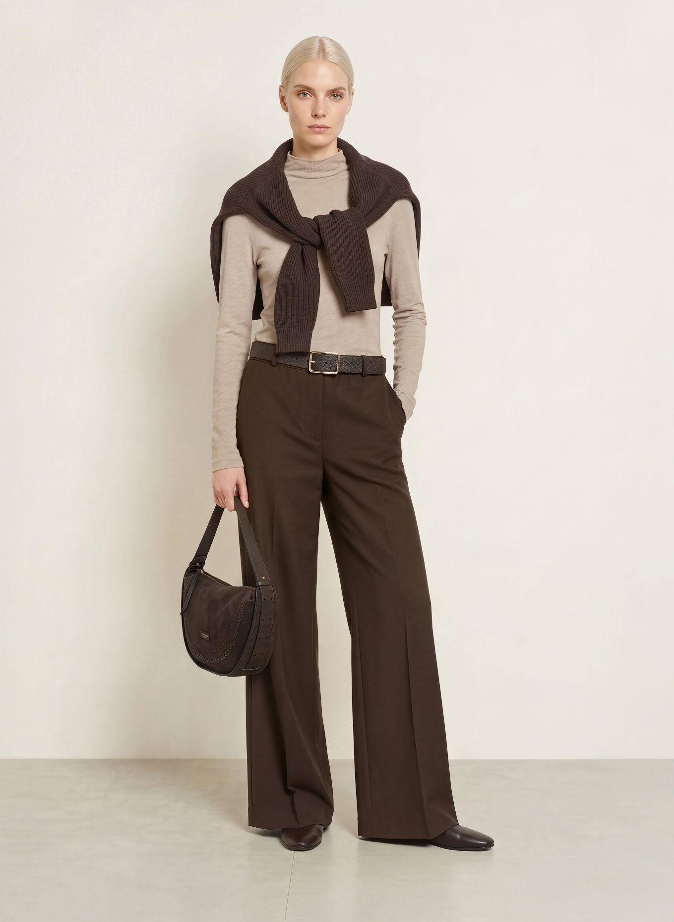 Marc O'Polo Long-sleeve shirt: BEIGE