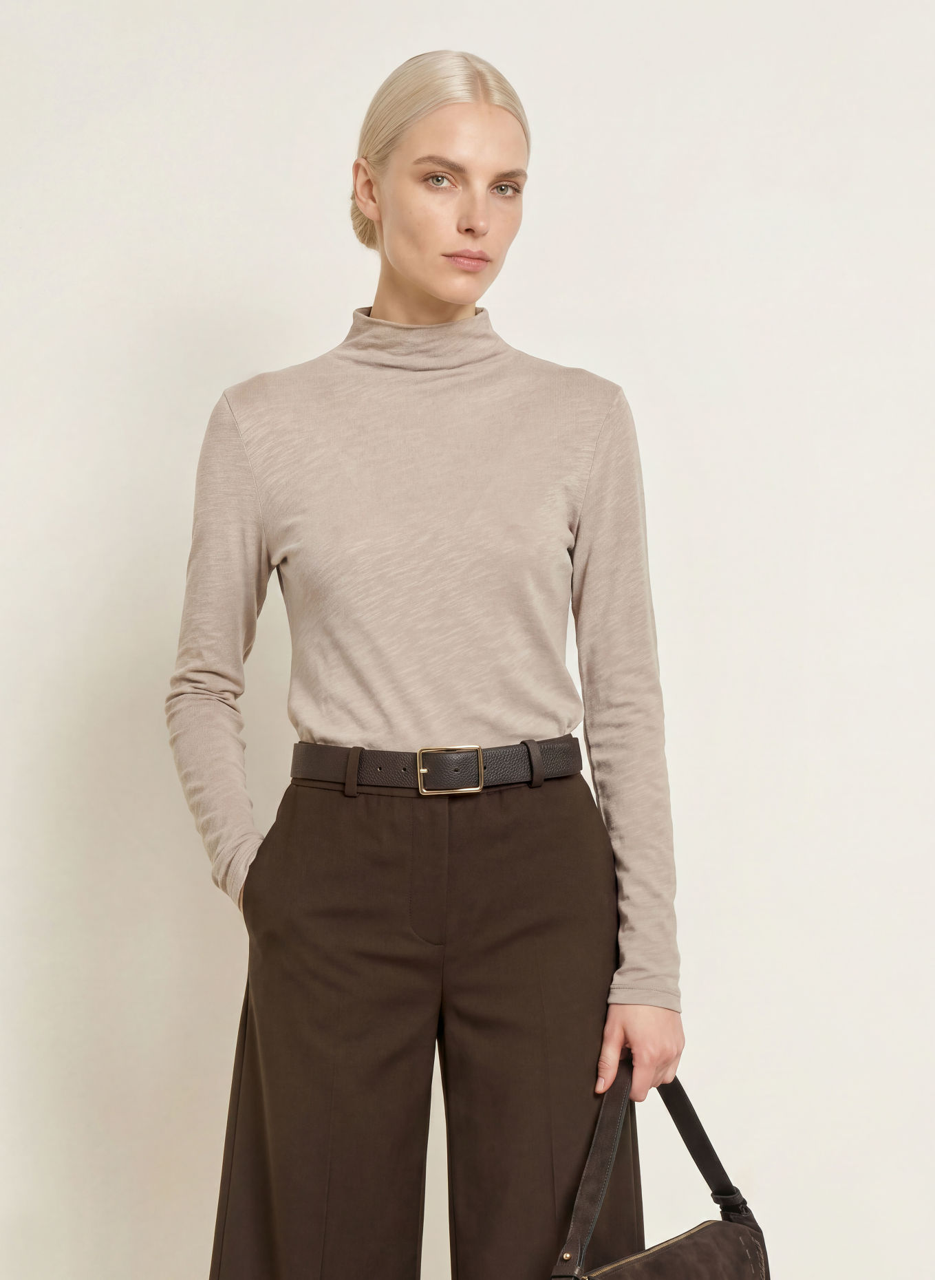 Marc O'Polo Long-sleeve shirt: BEIGE