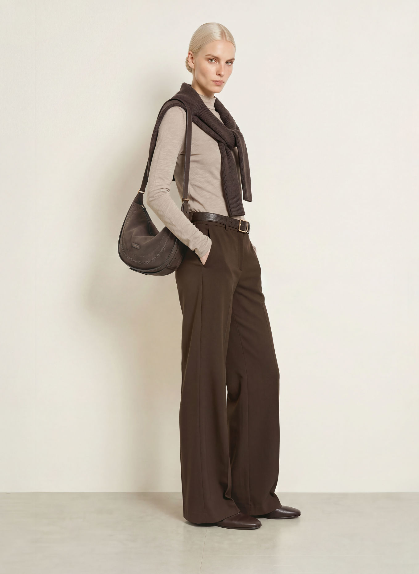 Marc O'Polo Long-sleeve shirt: BEIGE