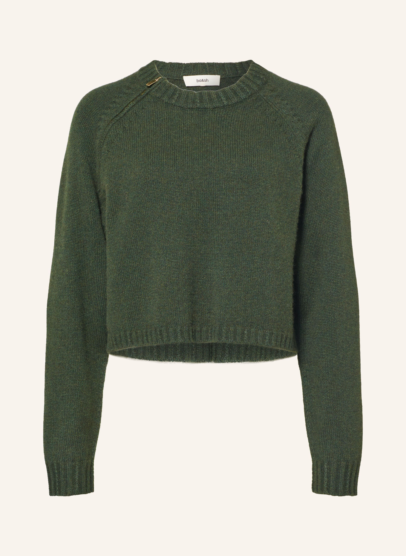 ba&sh Cashmere-Pullover CORVY: DUNKELGRÜN