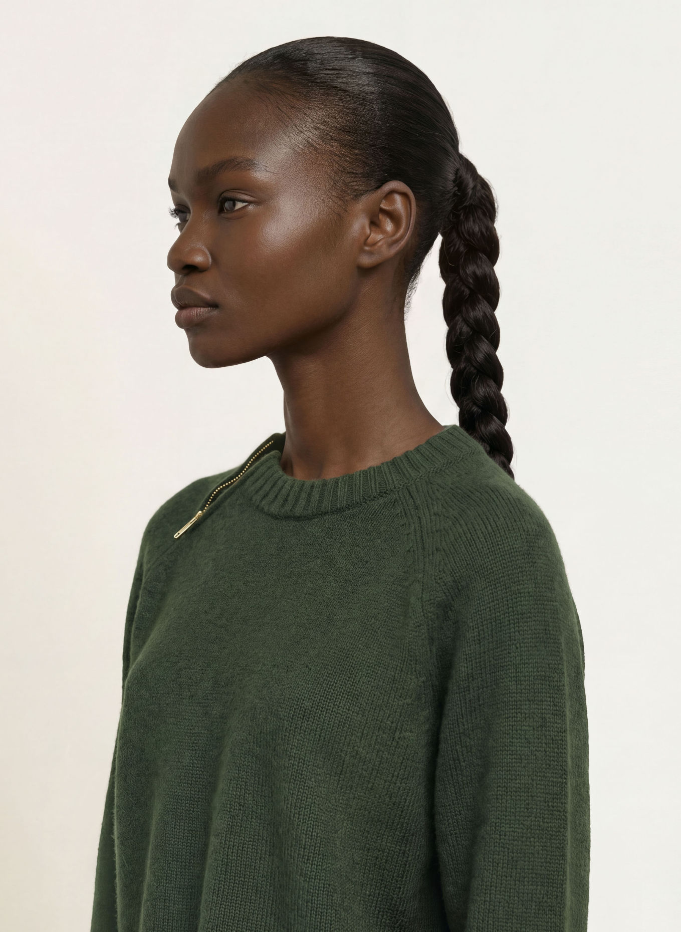 ba&sh Cashmere-Pullover CORVY: DUNKELGRÜN