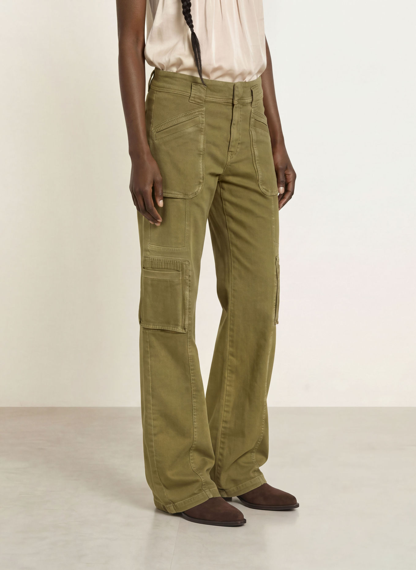ba&sh Cargohose NINON: OLIV