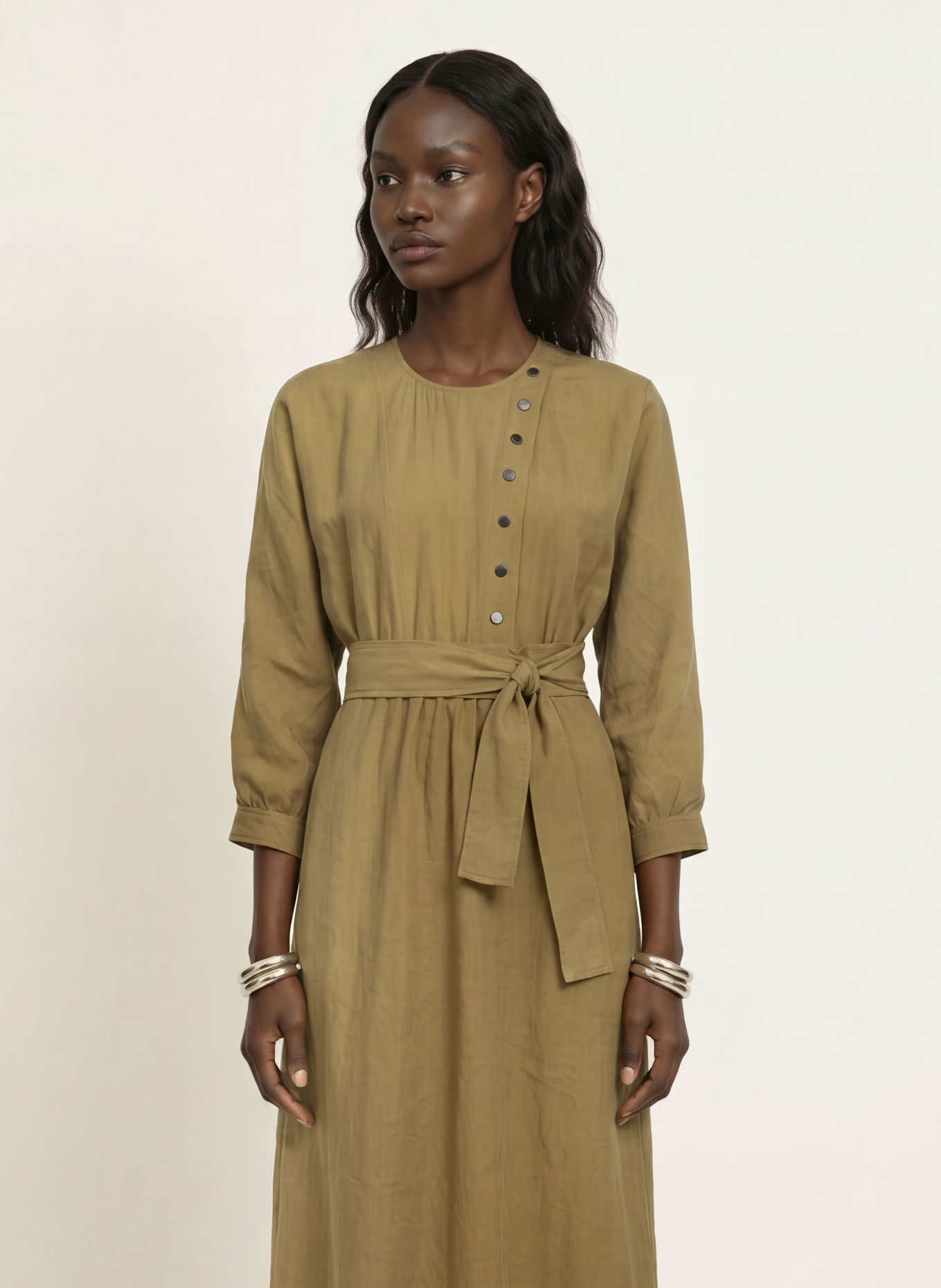 ba&sh Kleid CANNY: KHAKI