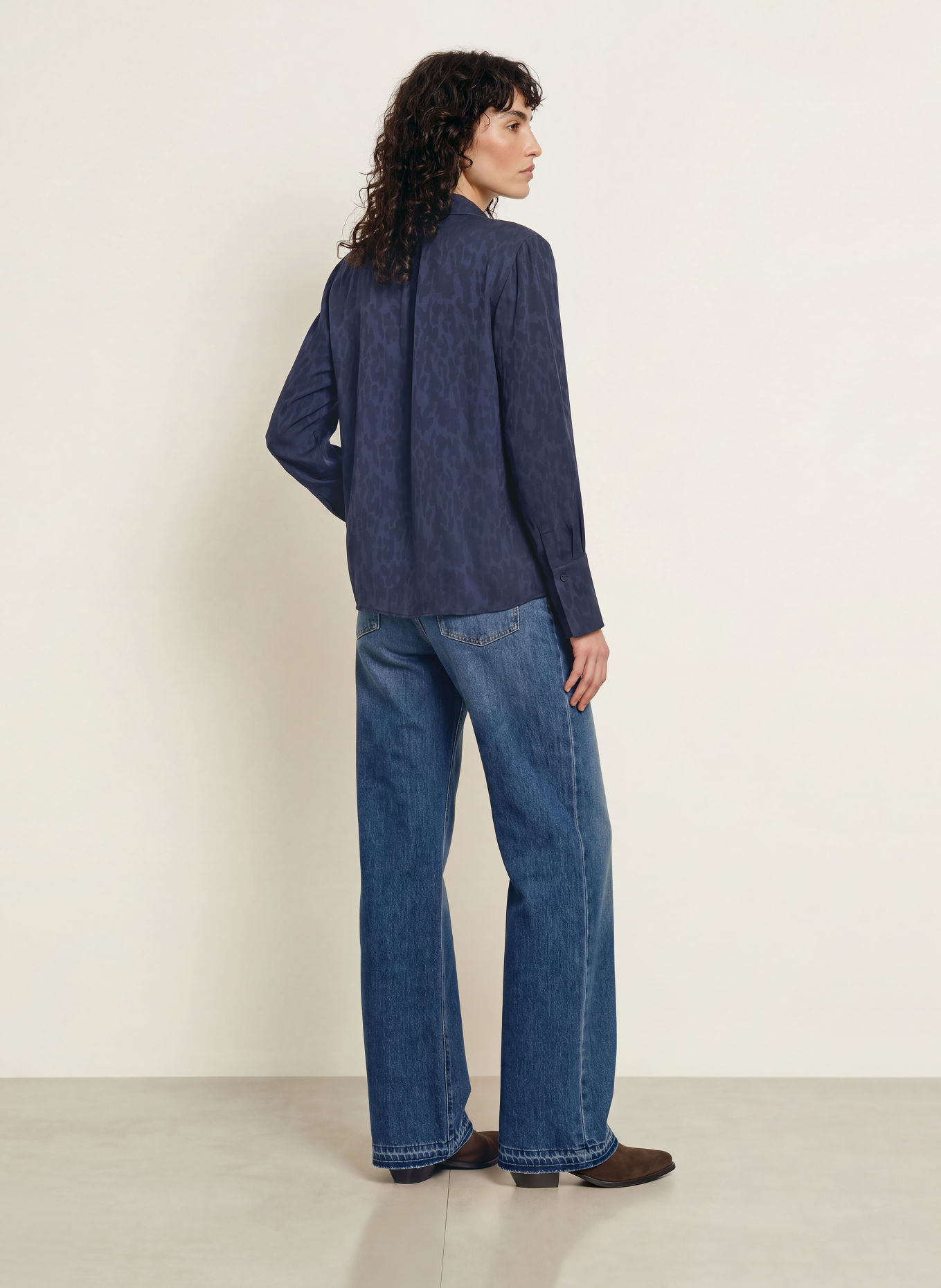 ba&sh Bluse HETSEY: DUNKELBLAU