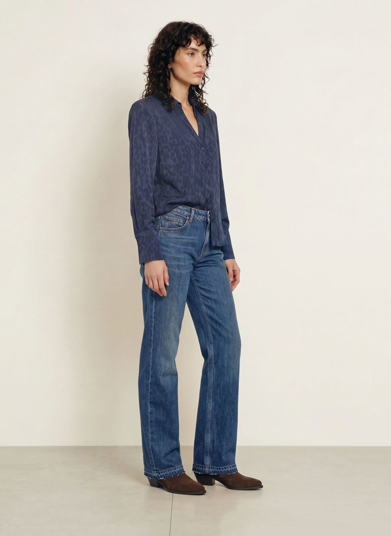ba&sh Bluse HETSEY: DUNKELBLAU