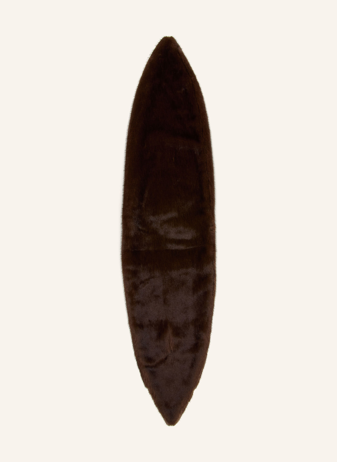 CLAUDIE PIERLOT Kunstfell-Schal: DUNKELBRAUN