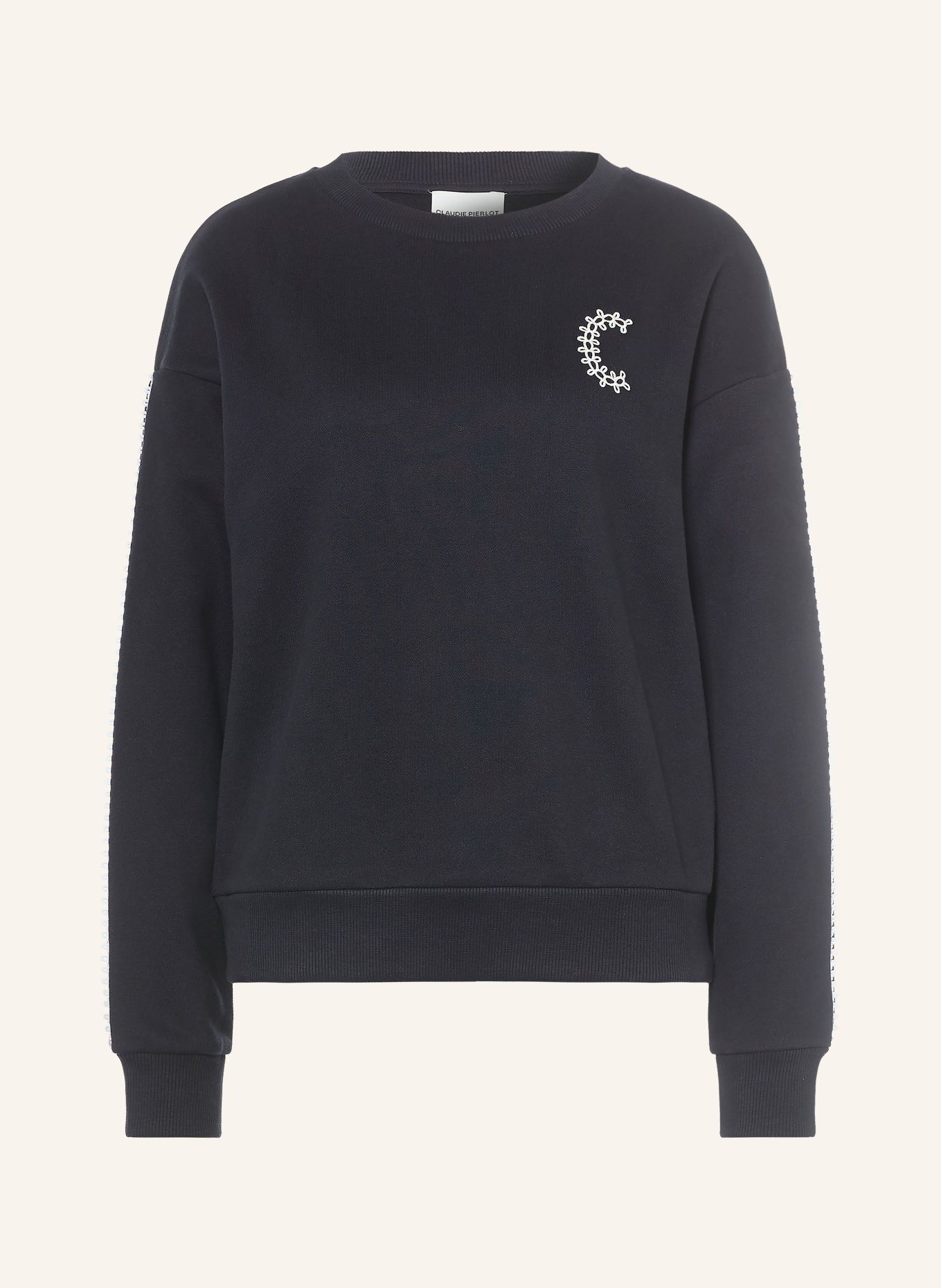 CLAUDIE PIERLOT Sweatshirt: DUNKELBLAU