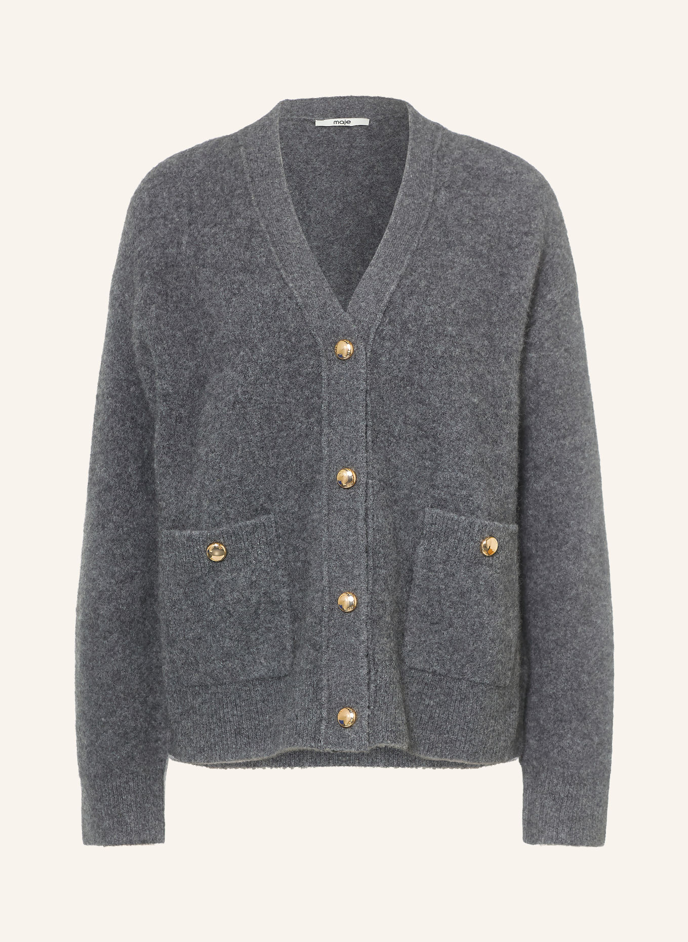 maje Strickjacke: DUNKELGRAU