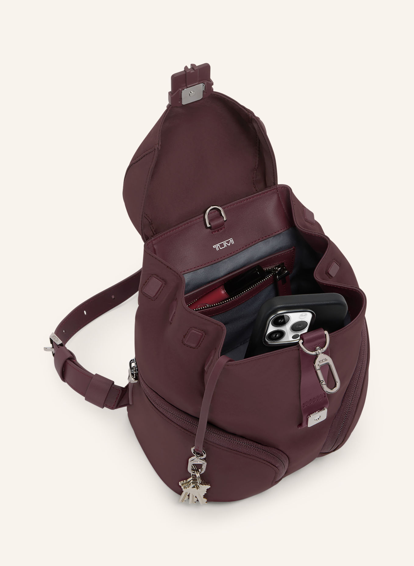 TUMI Sac à dos JOURNEY SMALL: ROUGE FONCÉ