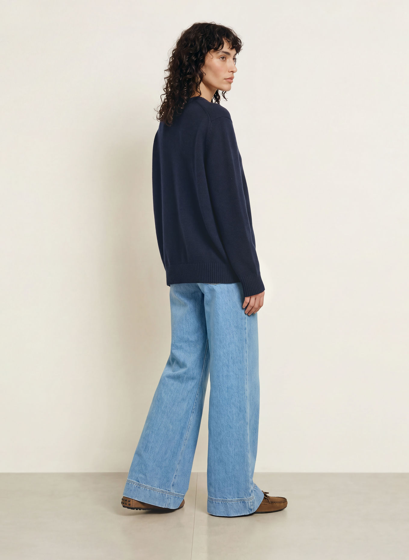 ba&sh Cashmere-Pullover CHEYLA: DUNKELBLAU