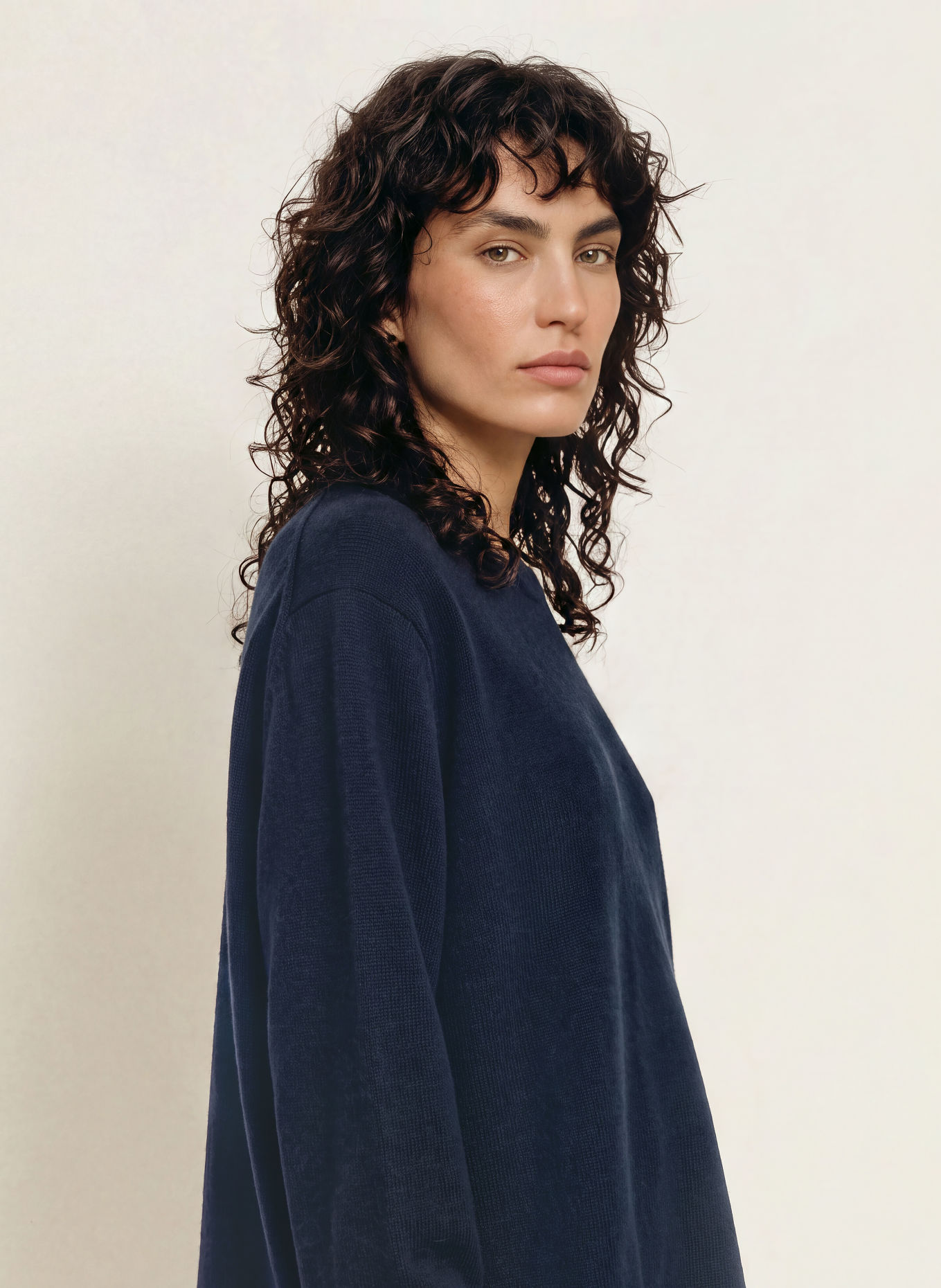 ba&sh Cashmere-Pullover CHEYLA: DUNKELBLAU