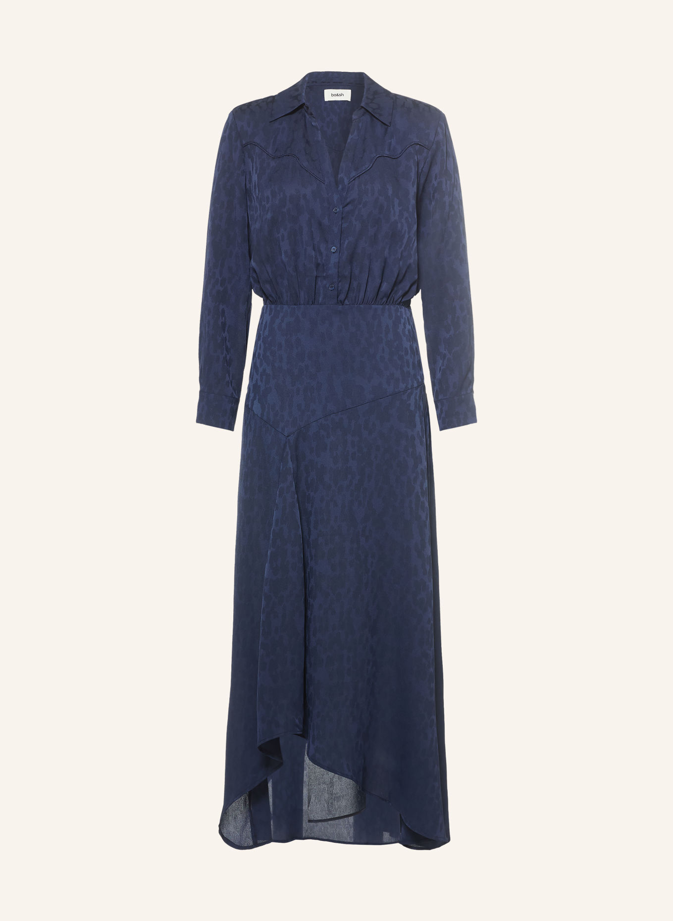 ba&sh Kleid HELIA: DUNKELBLAU