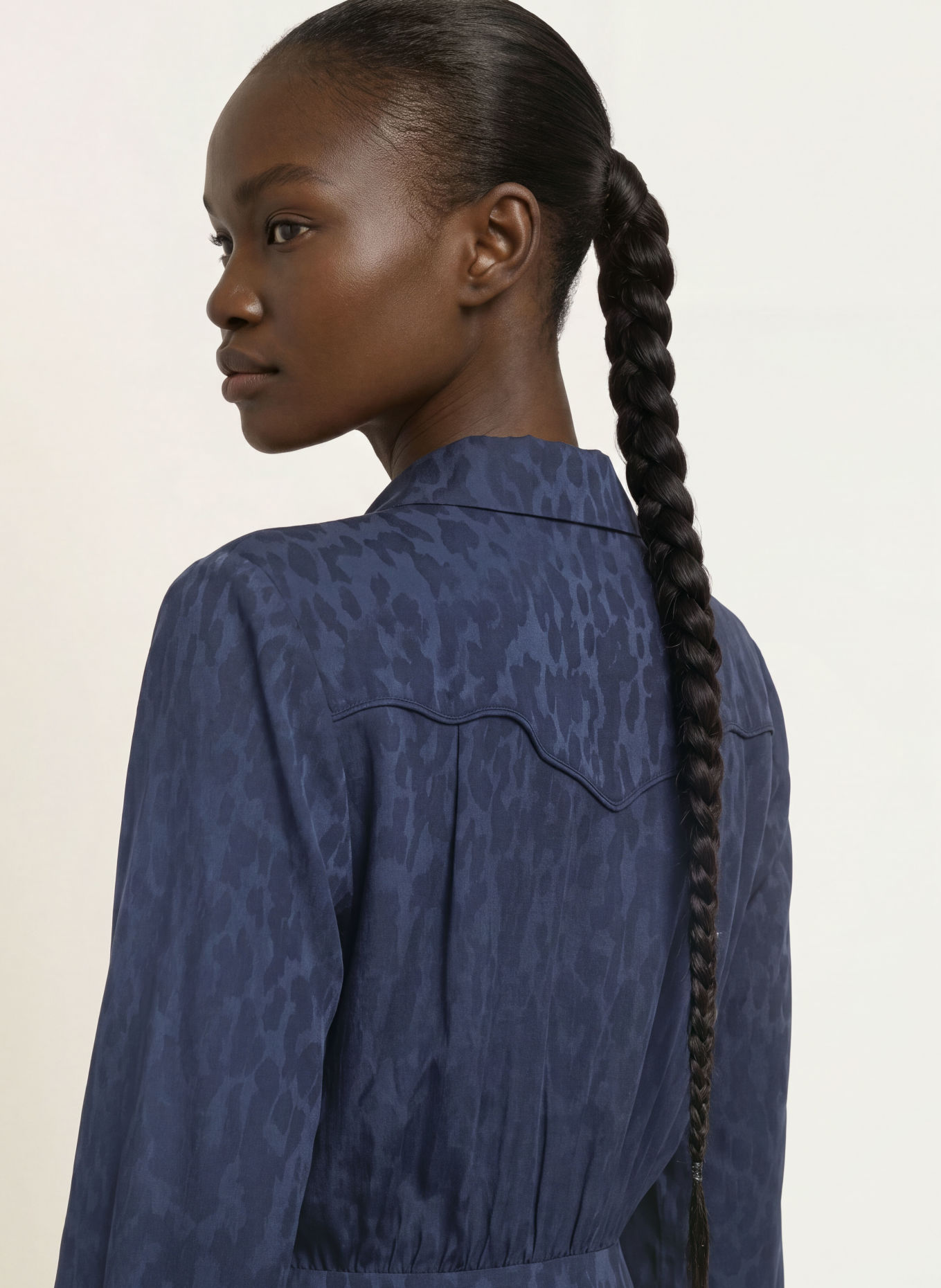 ba&sh Kleid HELIA: DUNKELBLAU