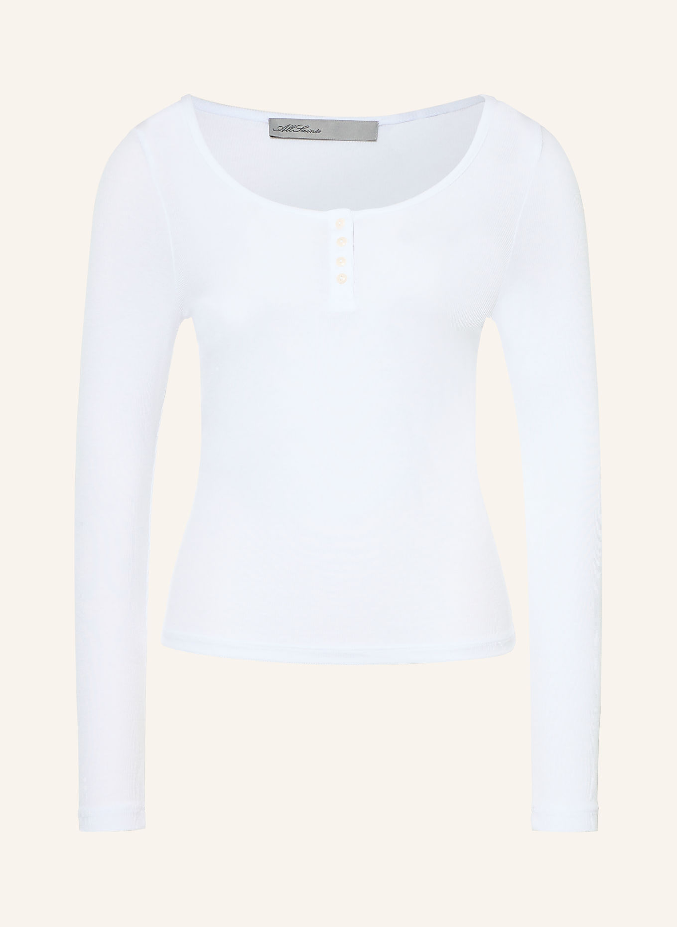 ALLSAINTS Longsleeve JULES: WEISS