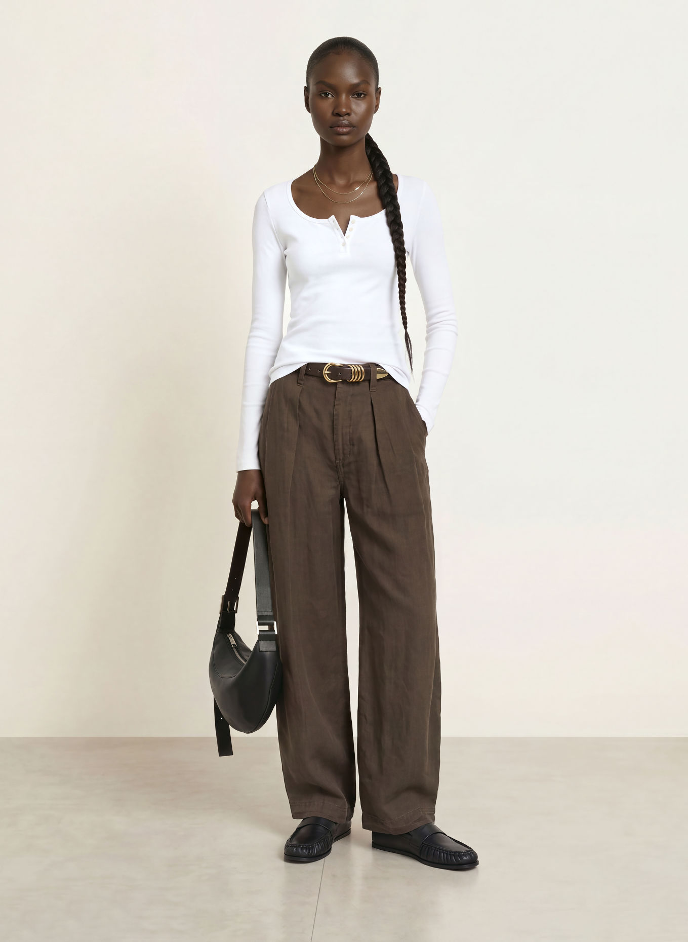 ALLSAINTS Longsleeve JULES: WEISS
