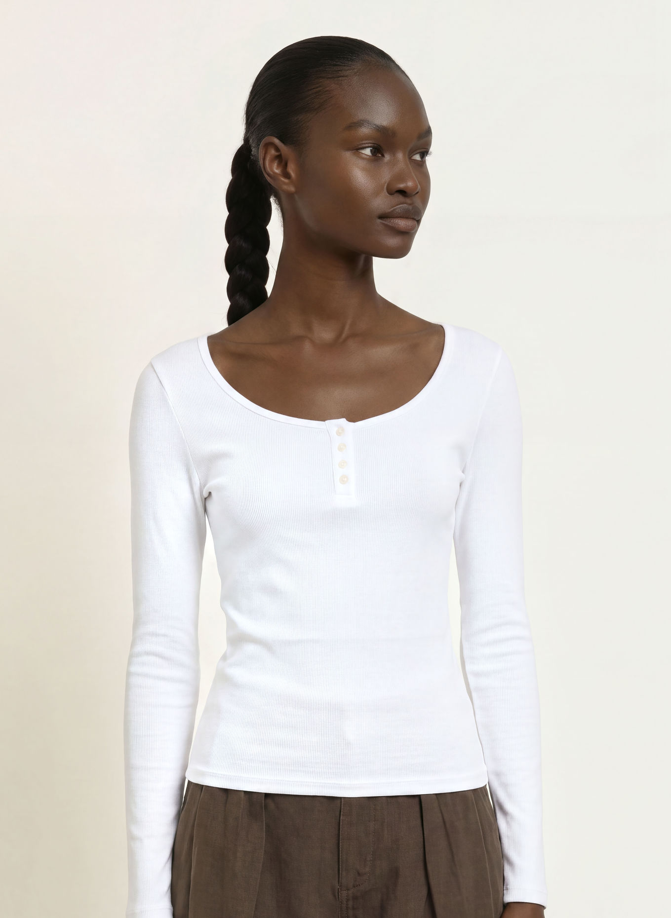 ALLSAINTS Longsleeve JULES: WEISS
