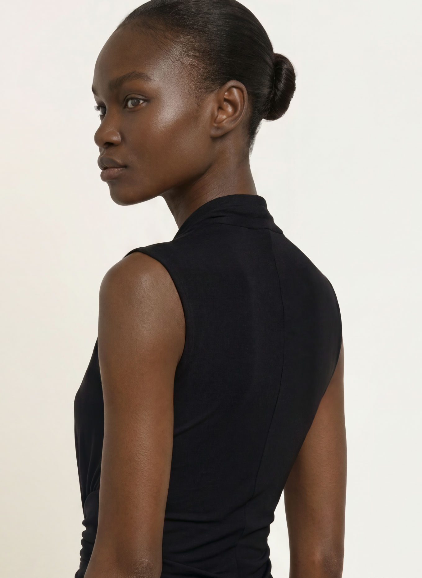 ALLSAINTS Jerseykleid DARIYA: SCHWARZ