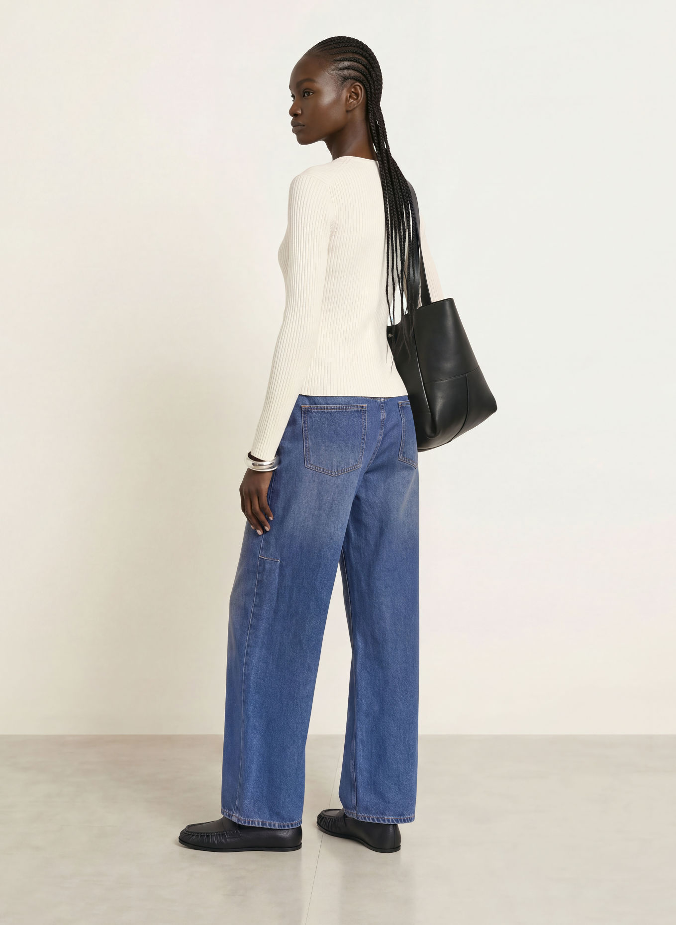ALLSAINTS Gilet CRUZ: ÉCRU