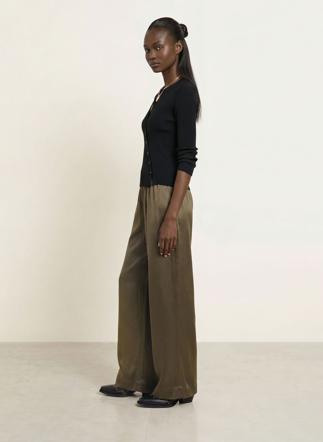 ALLSAINTS Strickjacke CRUZ: SCHWARZ