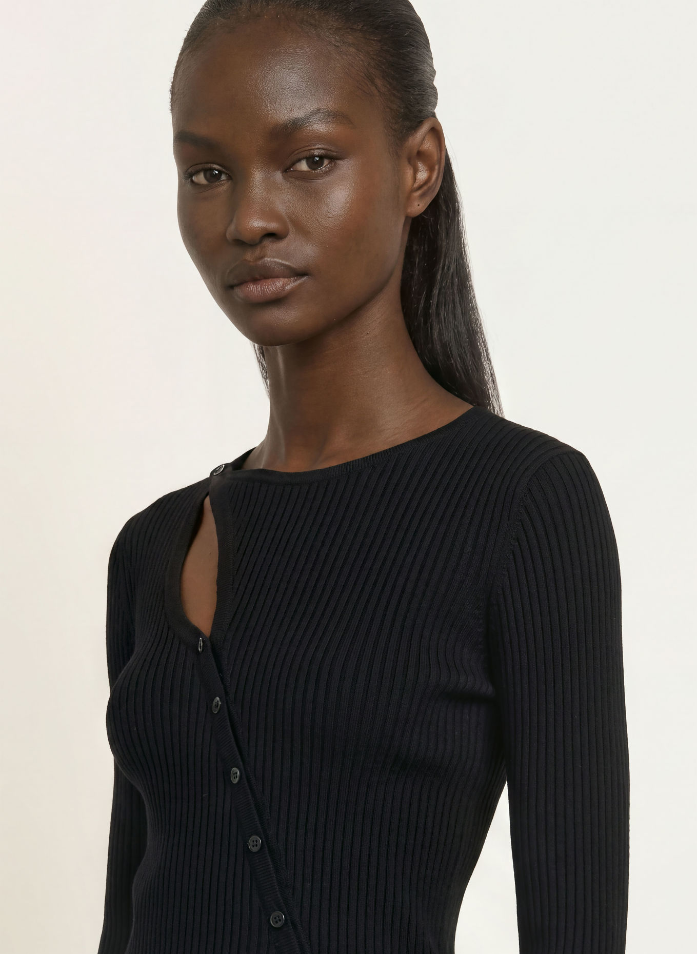 ALLSAINTS Strickjacke CRUZ: SCHWARZ