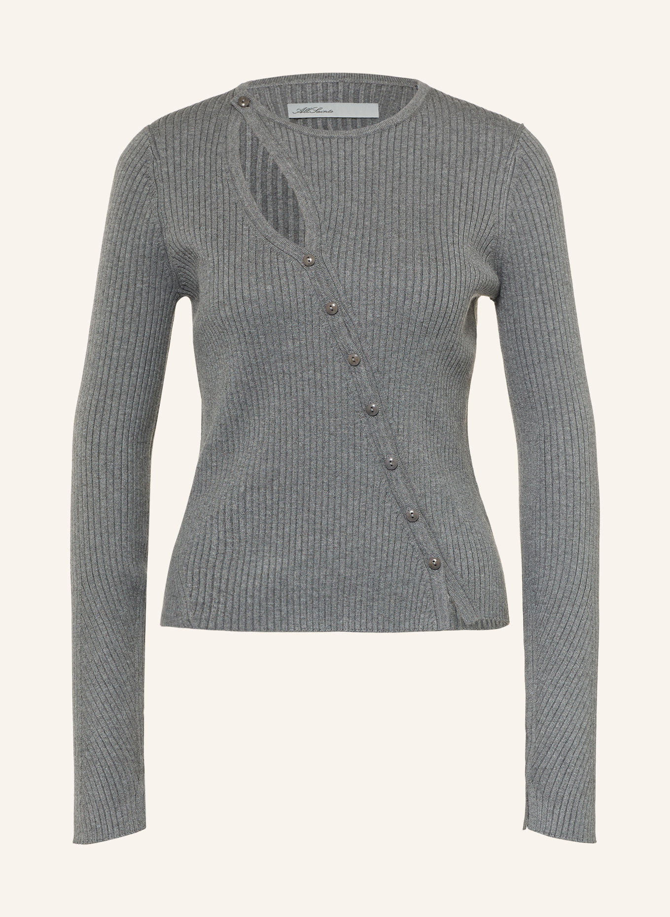 ALLSAINTS Gilet CRUZ: GRIS