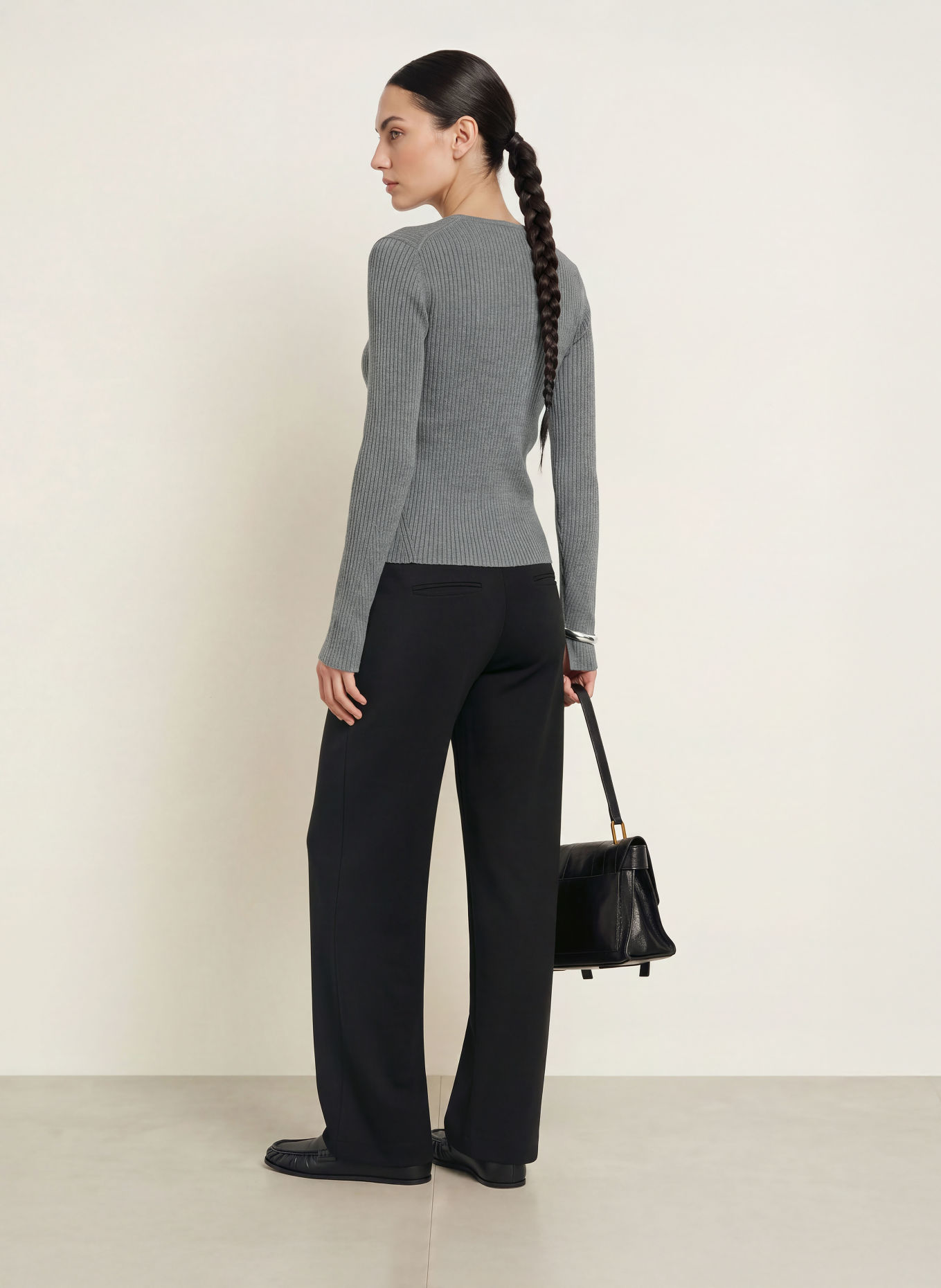 ALLSAINTS Gilet CRUZ: GRIS
