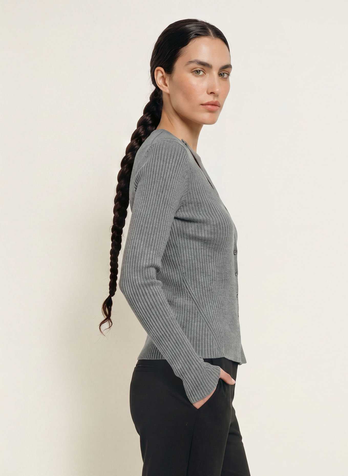 ALLSAINTS Gilet CRUZ: GRIS
