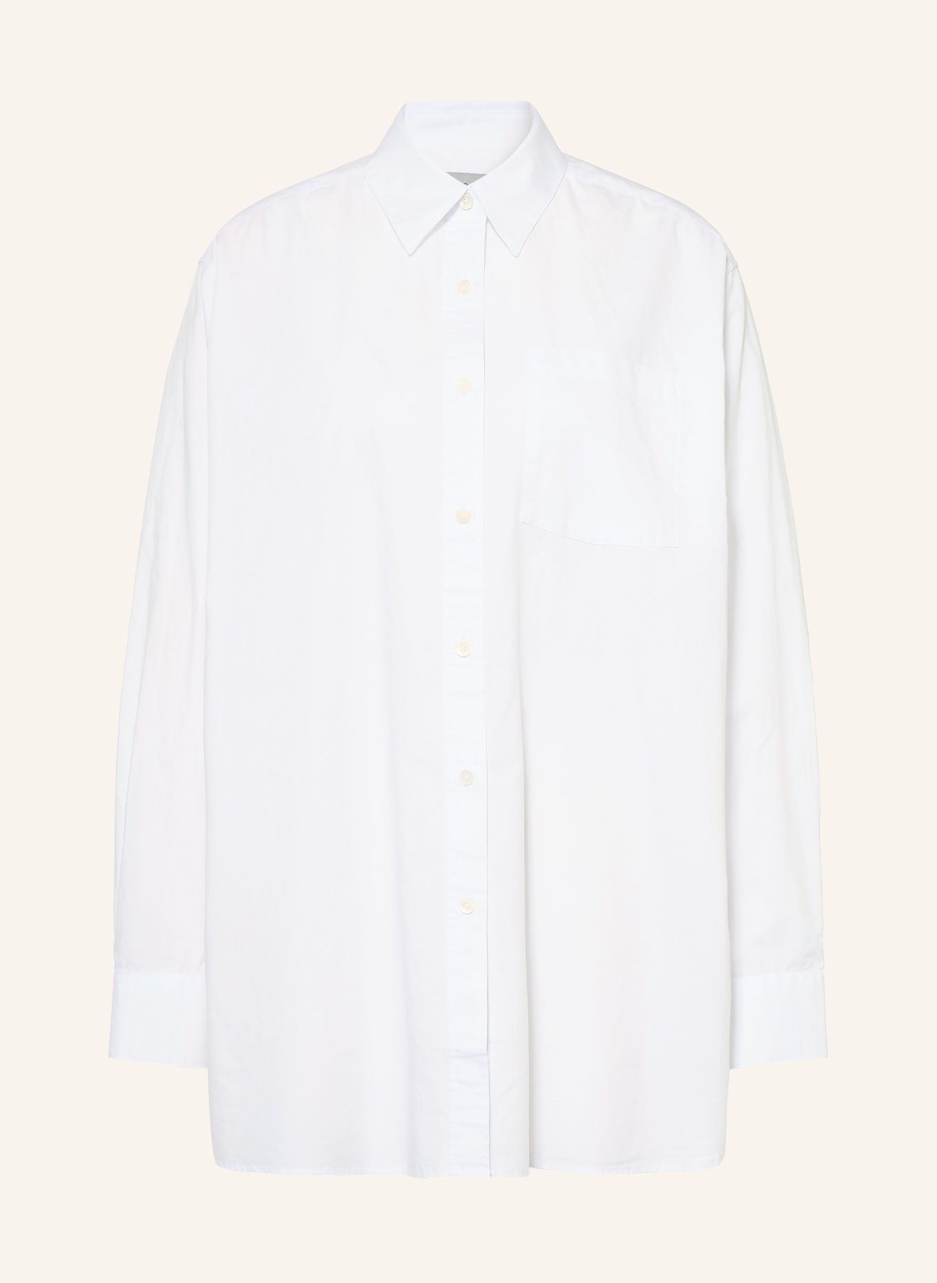 ALLSAINTS Chemisier oversize KAIA: BLANC