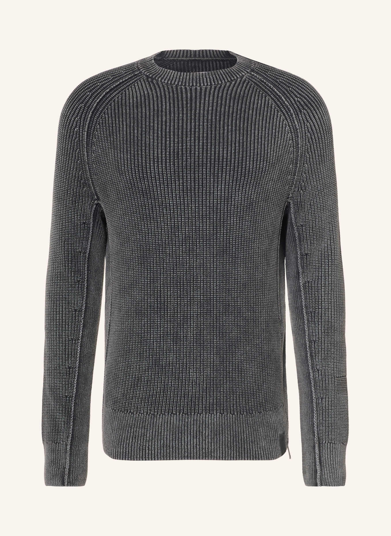 ALLSAINTS Trui KIT: DONKERGRIJS / ZWART