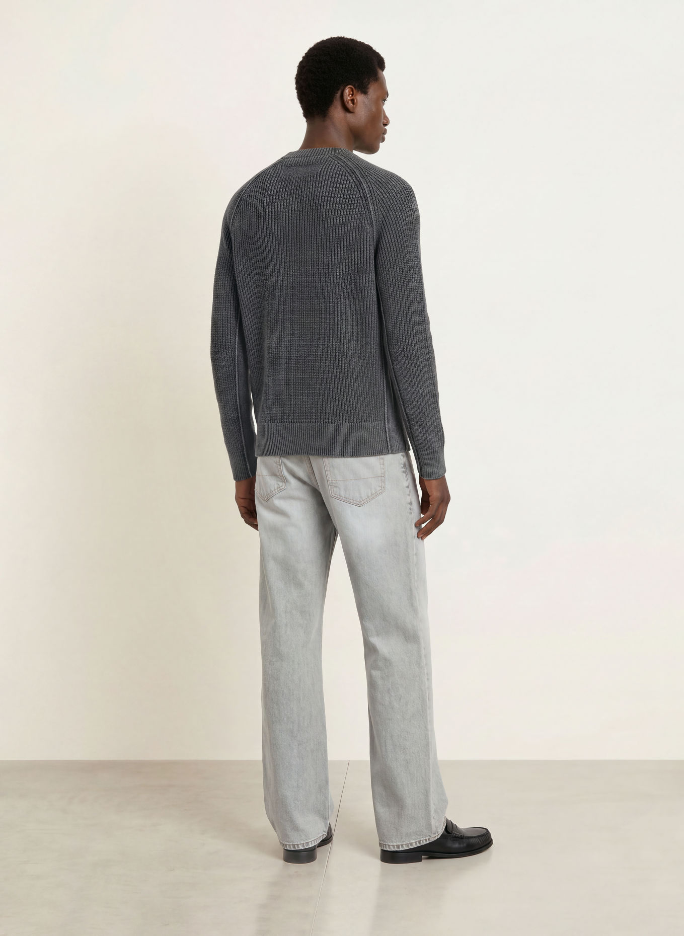 ALLSAINTS Trui KIT: DONKERGRIJS / ZWART