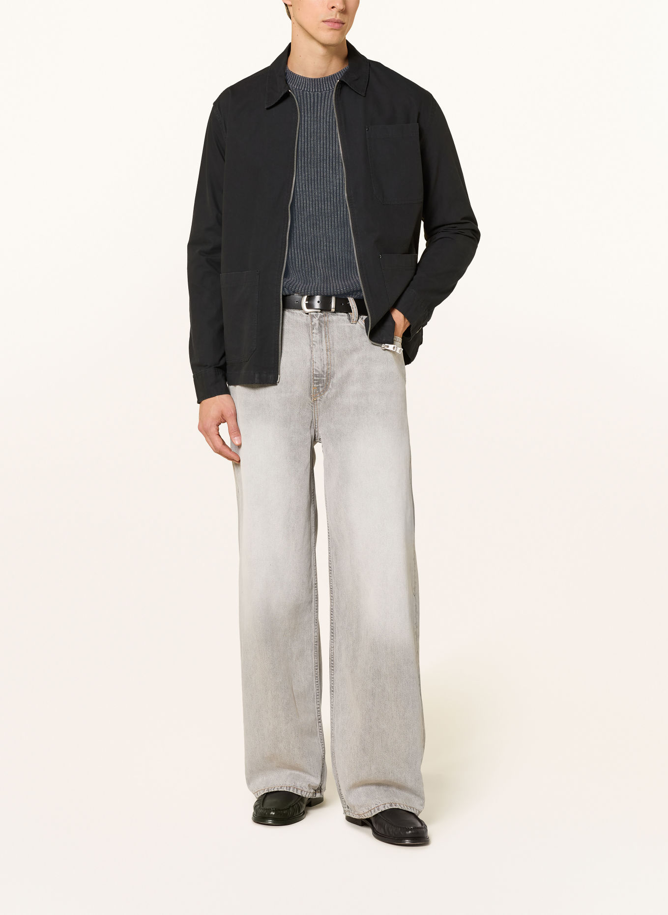 ALLSAINTS Trui KIT: DONKERGRIJS / ZWART
