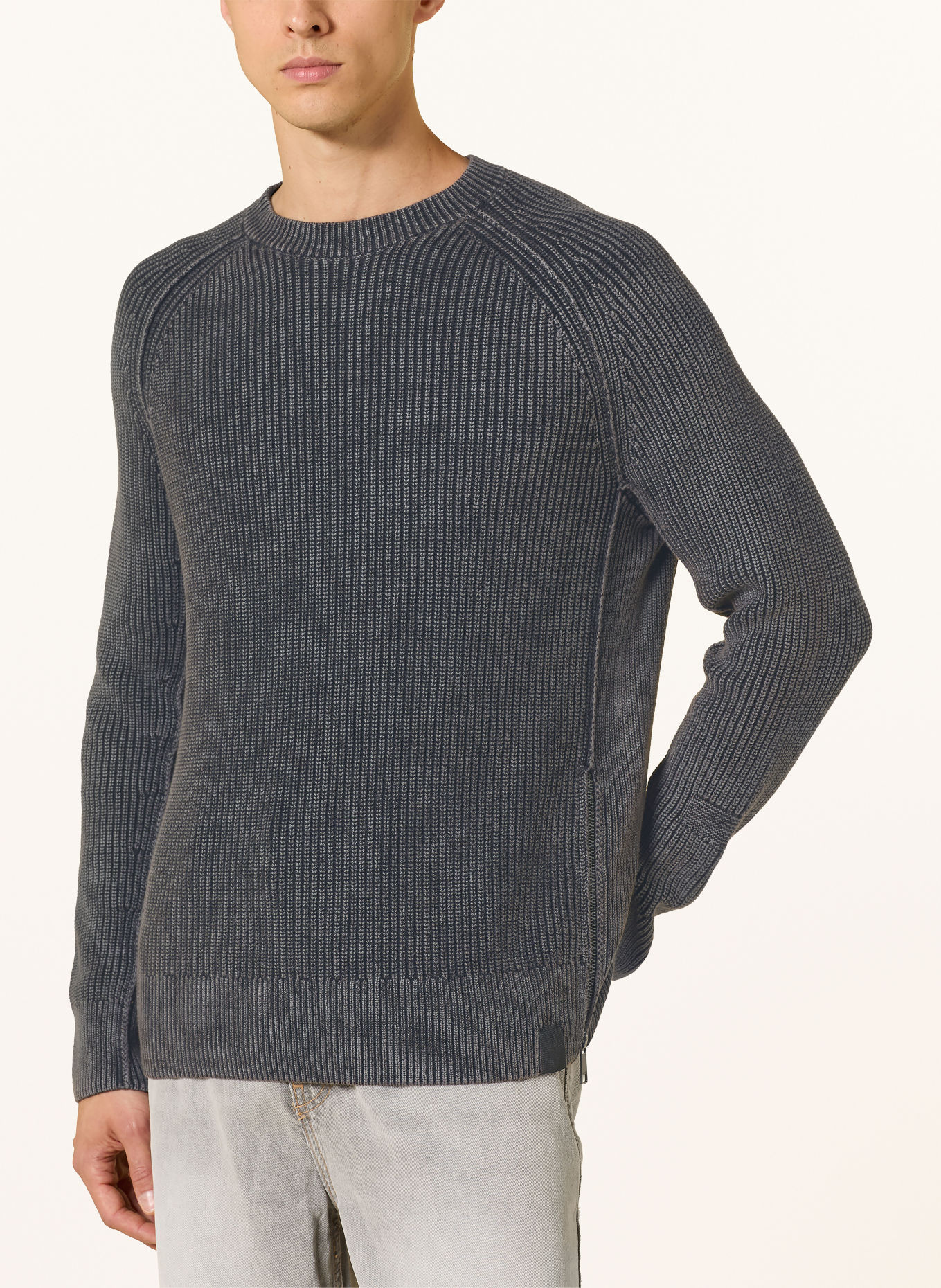 ALLSAINTS Trui KIT: DONKERGRIJS / ZWART