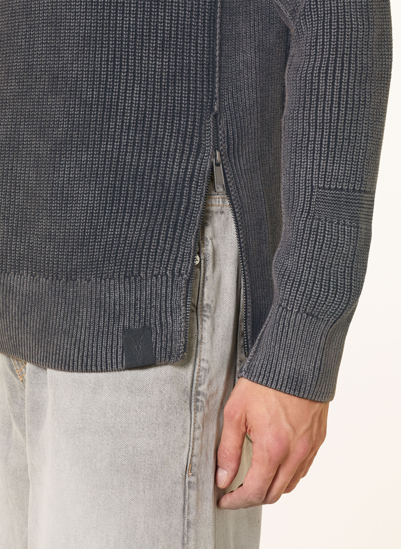 ALLSAINTS Trui KIT: DONKERGRIJS / ZWART