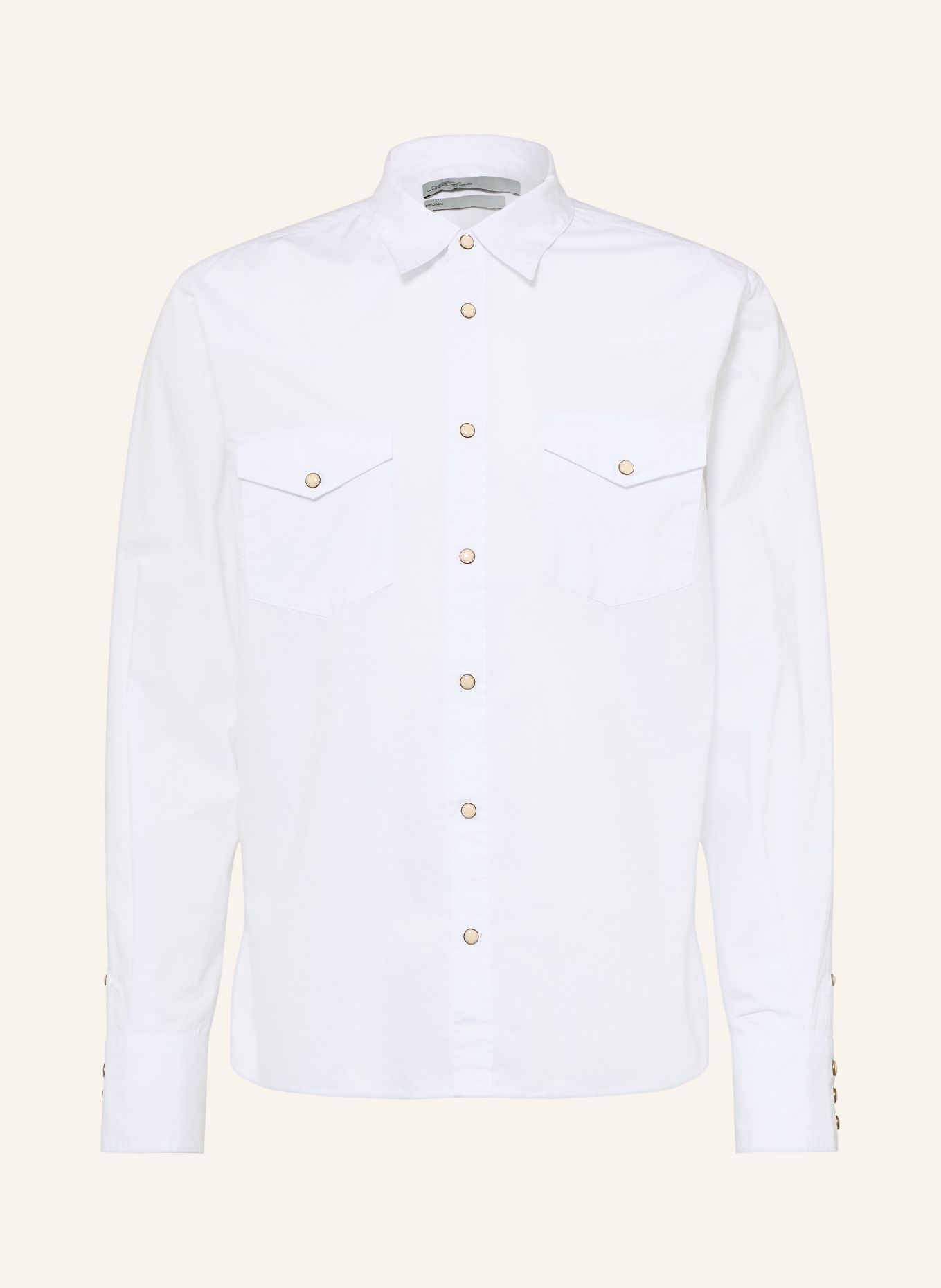 ALLSAINTS KENIL Comfort Fit Shirt: WHITE