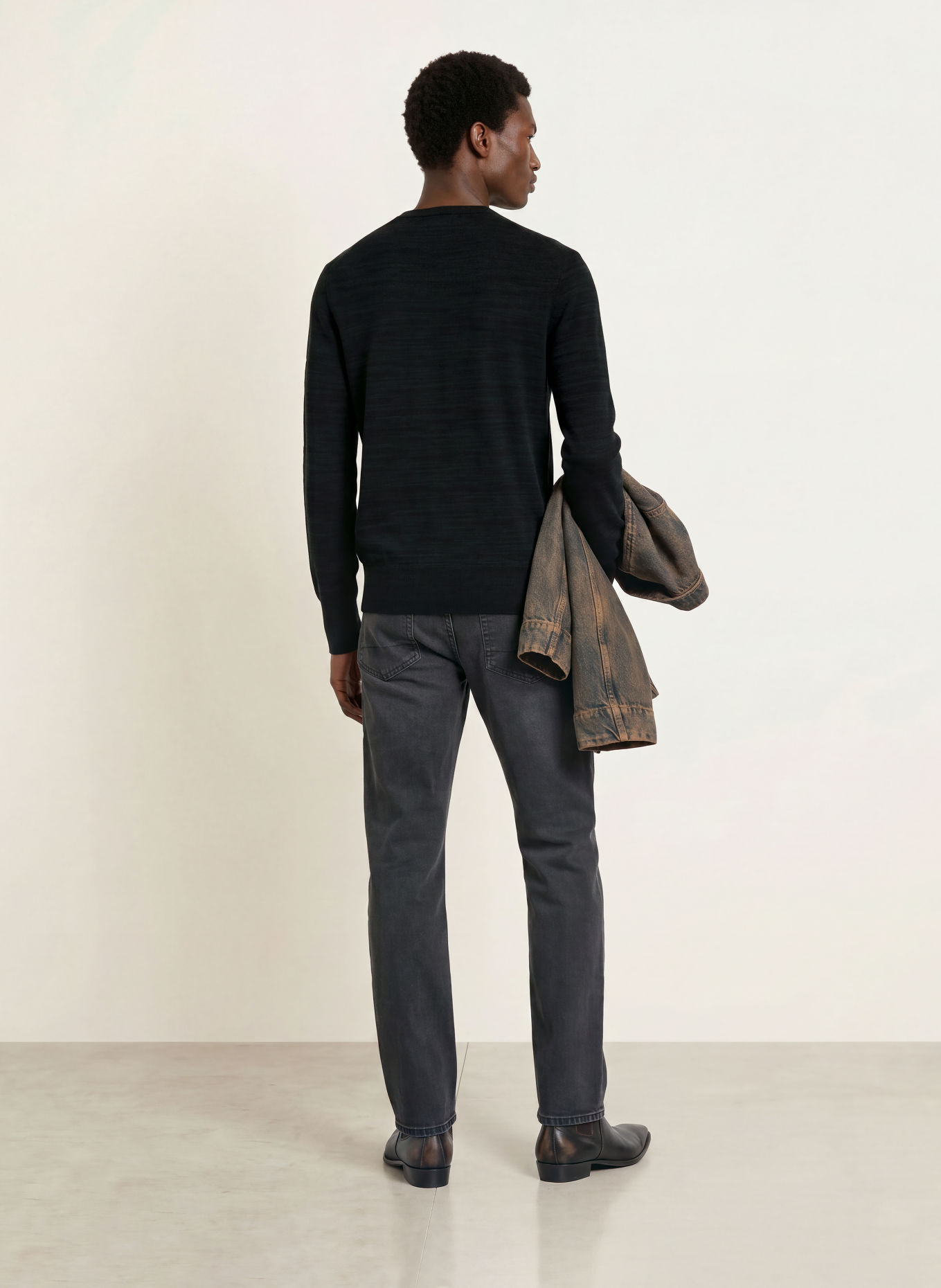 ALLSAINTS Pullover BETON: SCHWARZ