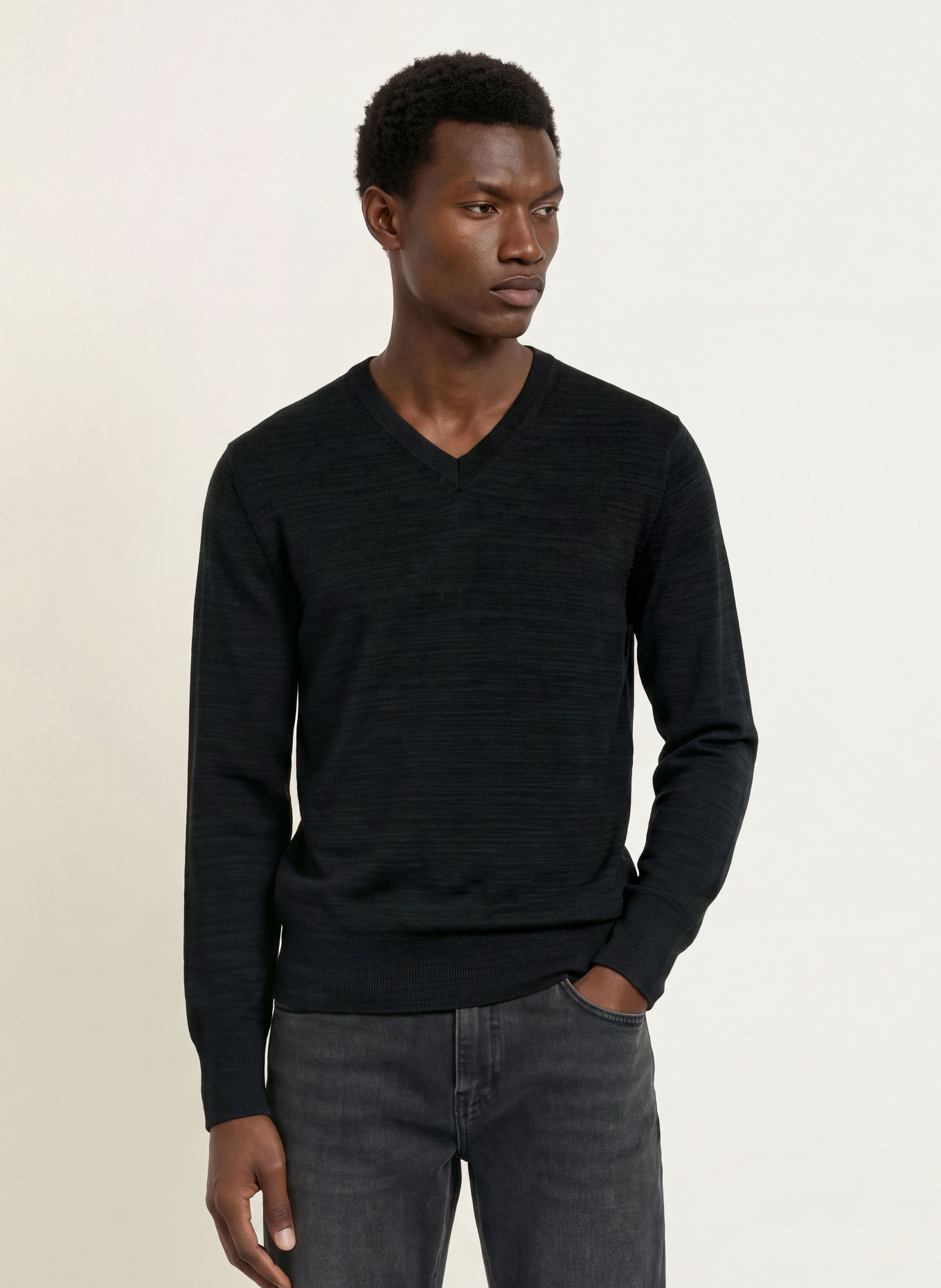 ALLSAINTS Pullover BETON: SCHWARZ