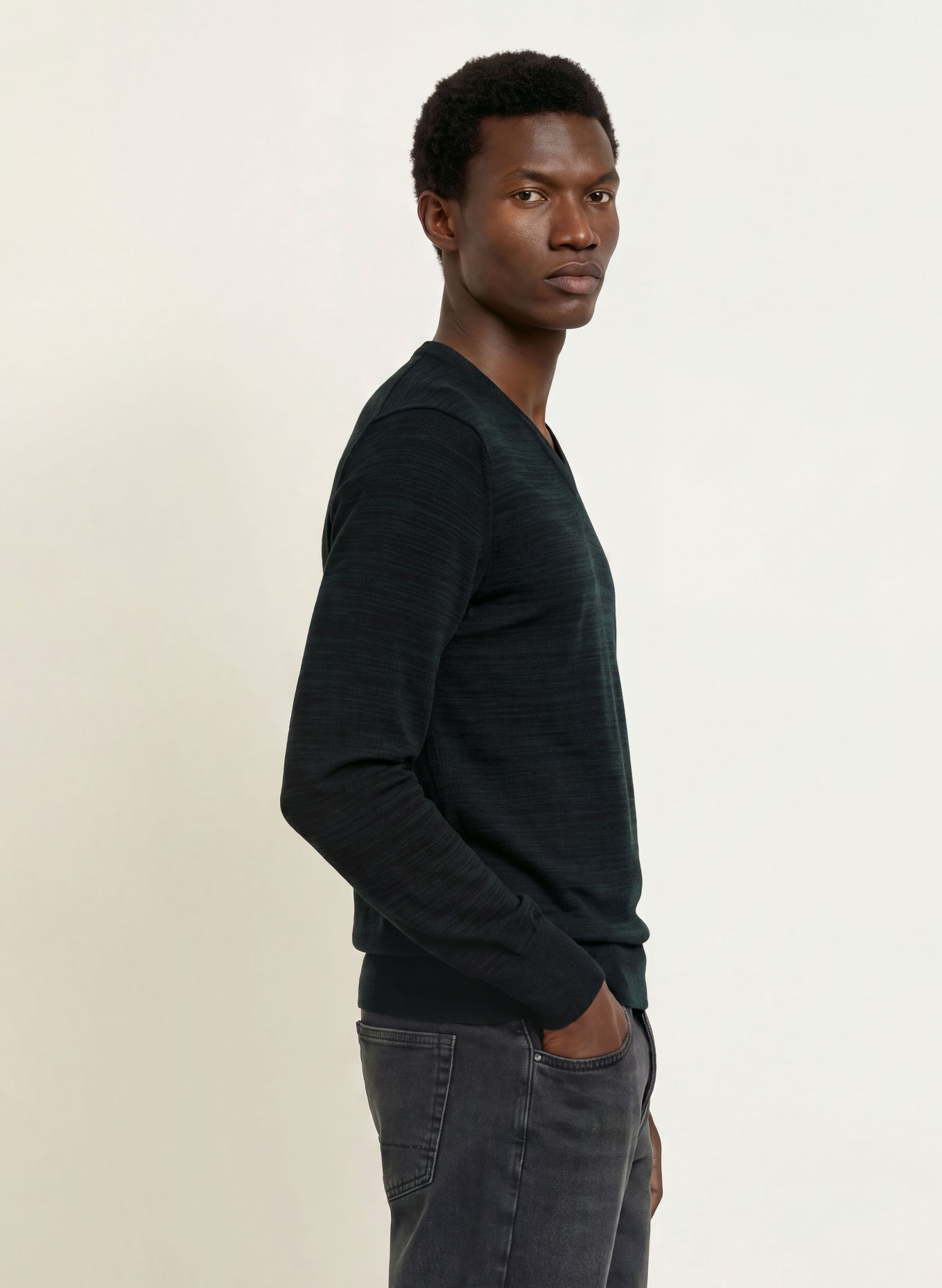ALLSAINTS Pullover BETON: SCHWARZ
