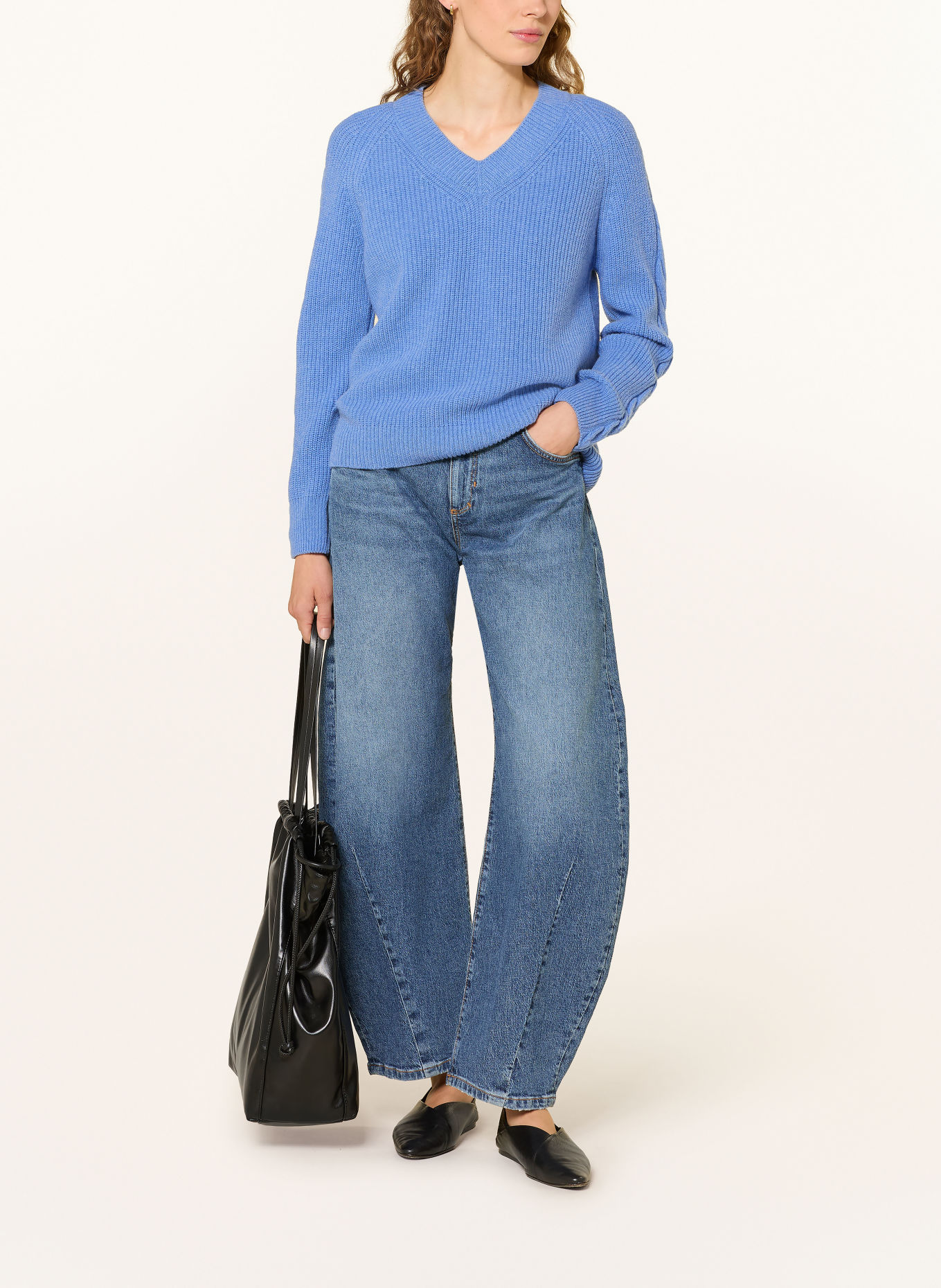 MAERZ MUENCHEN Pullover: LYSEBLÅ
