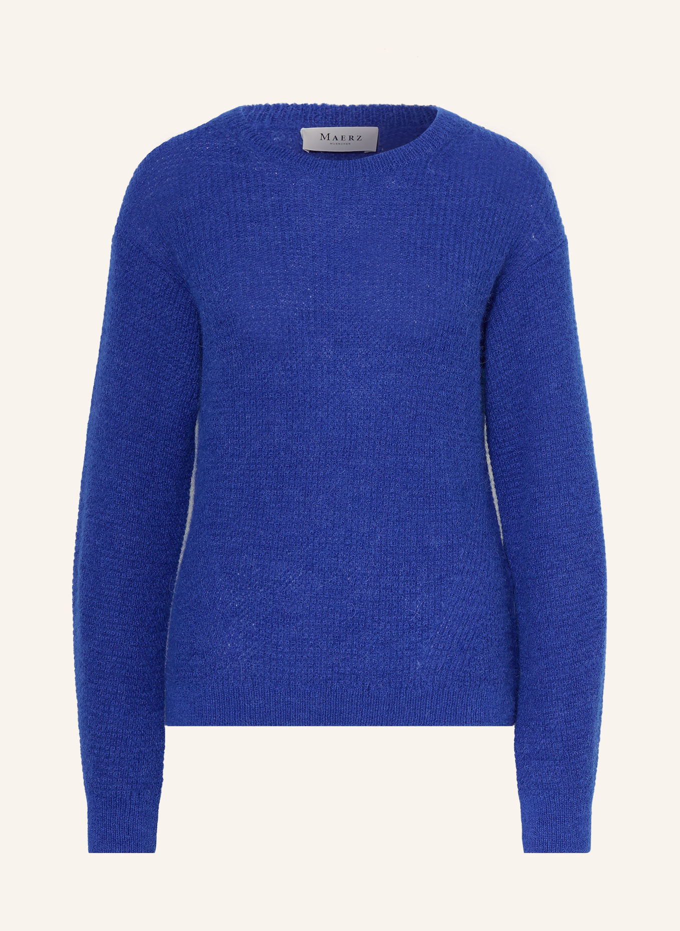 MAERZ MUENCHEN Pullover med alpaka: BLÅ