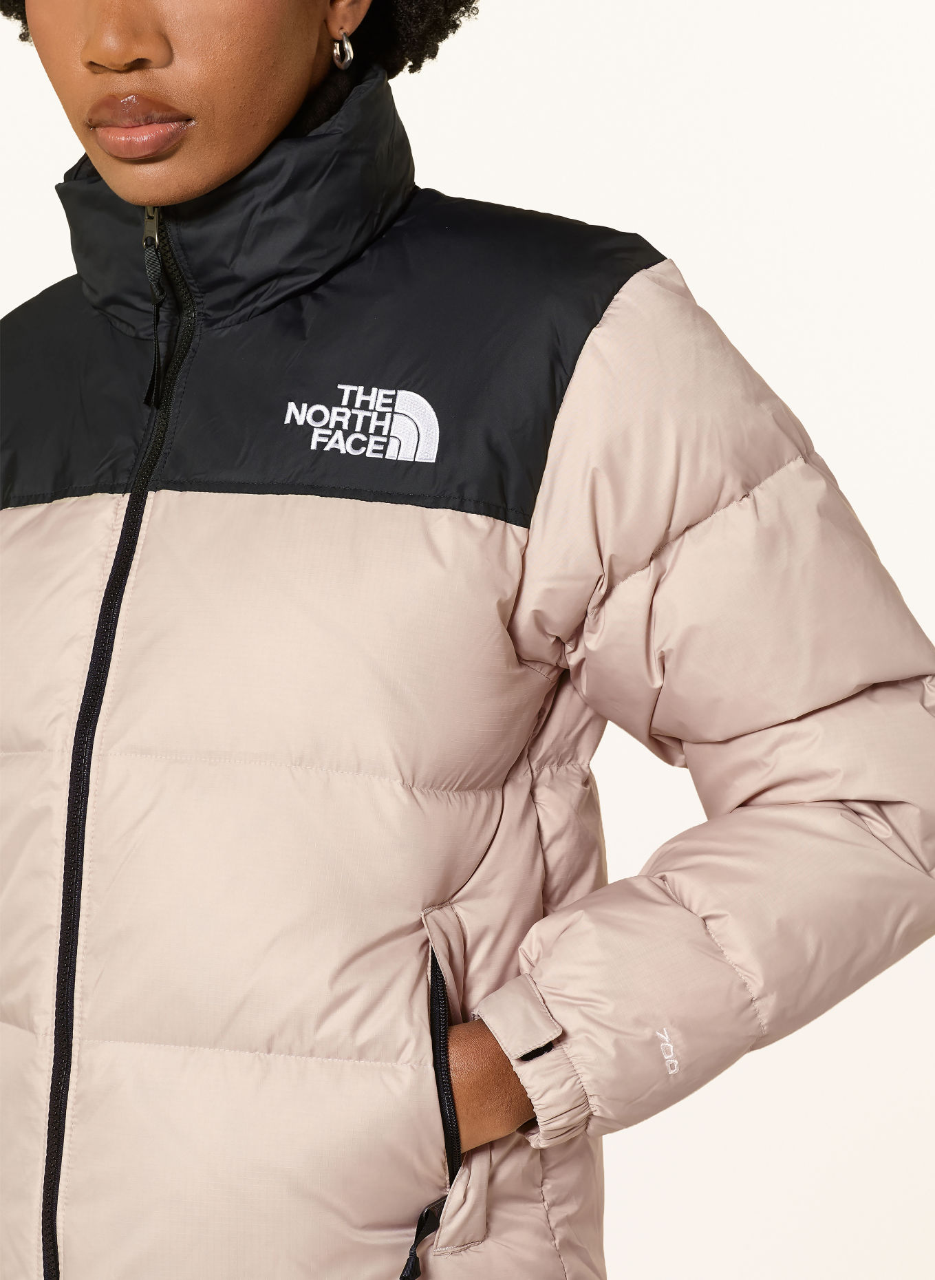 THE NORTH FACE Down jacket 1996 RETRO NUPTSE: BEIGE / BLACK
