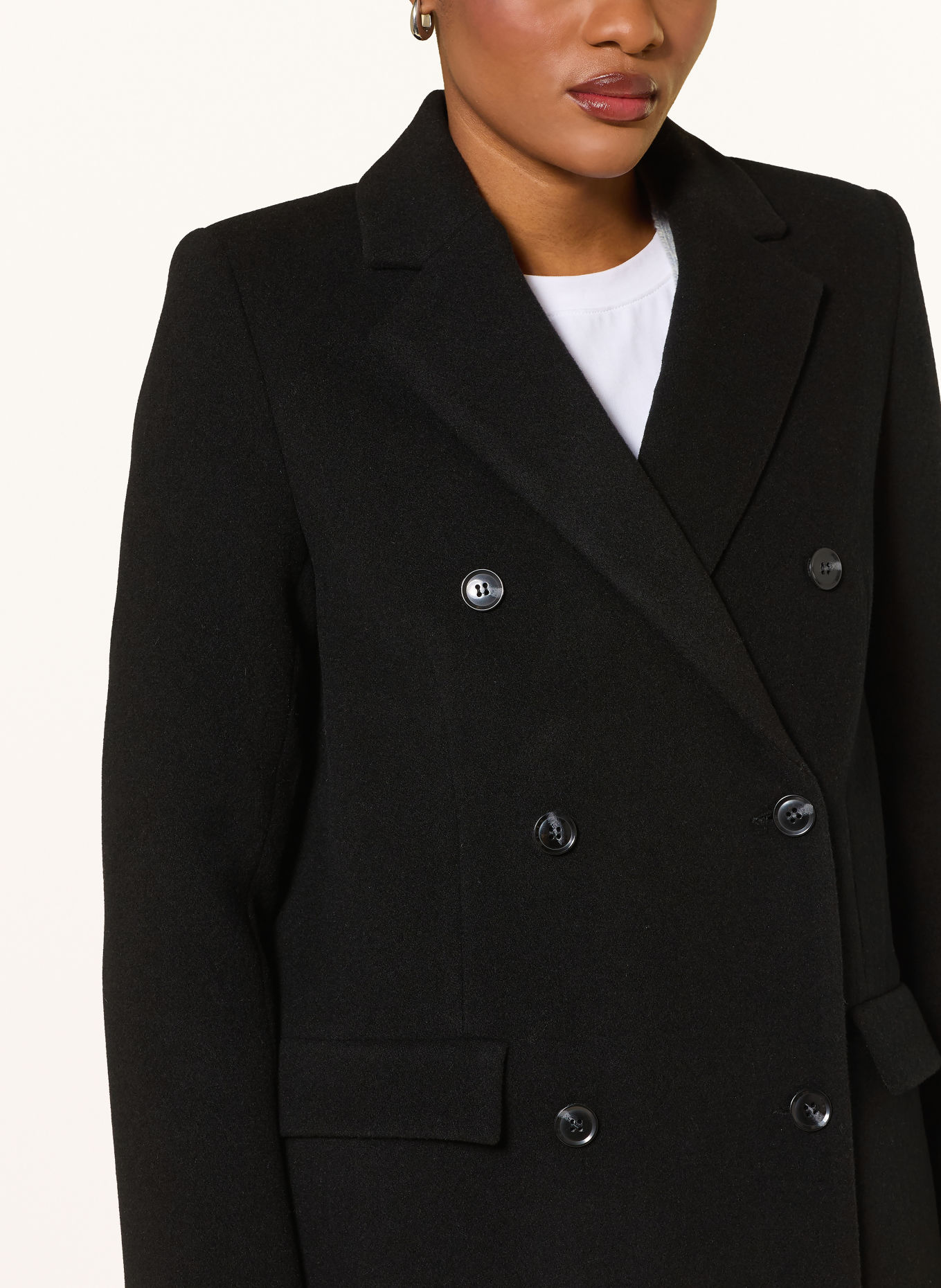 SAMSØE SAMSØE Wool coat FALCON: BLACK