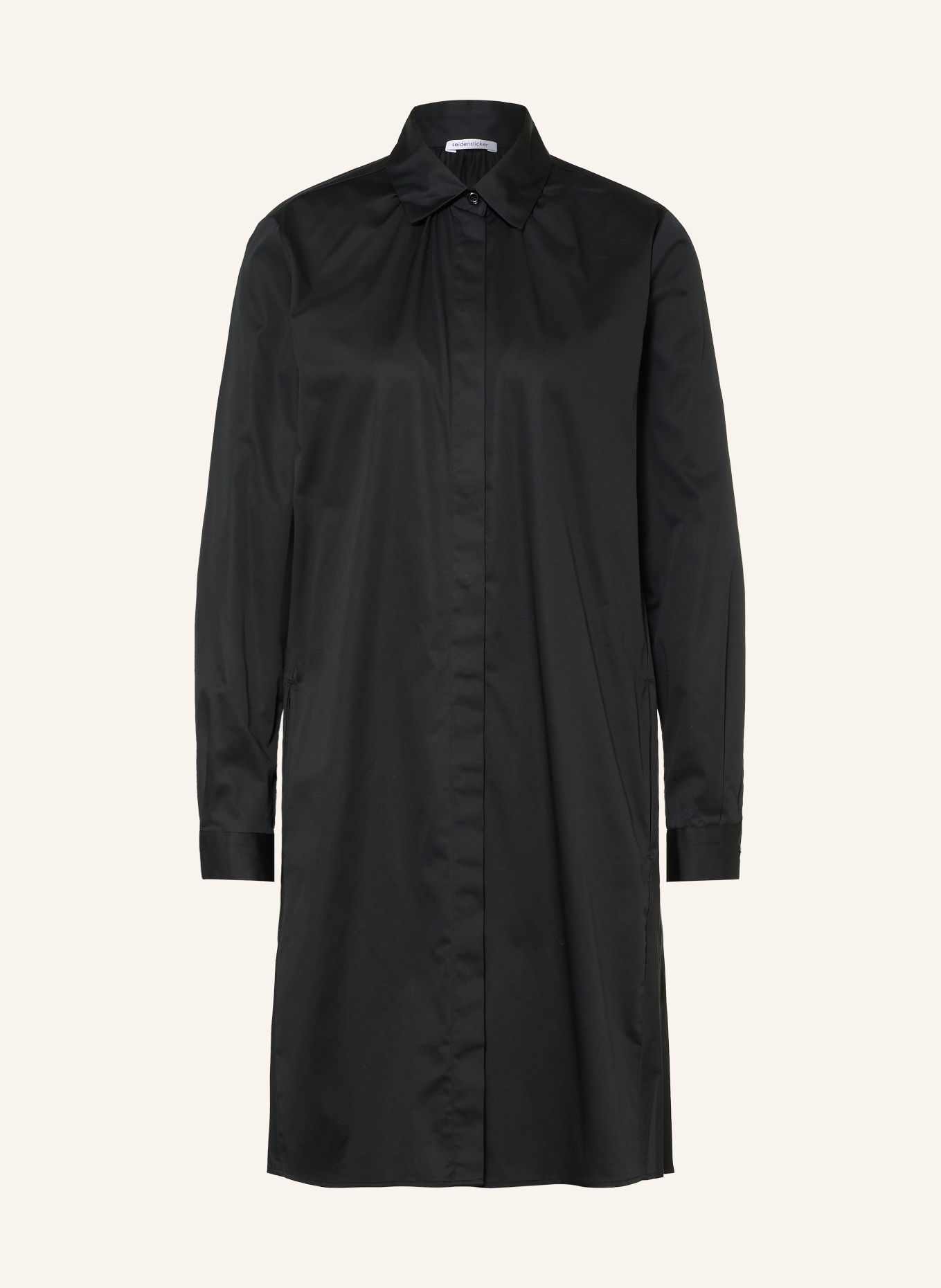 seidensticker Hemdblusenkleid: SCHWARZ